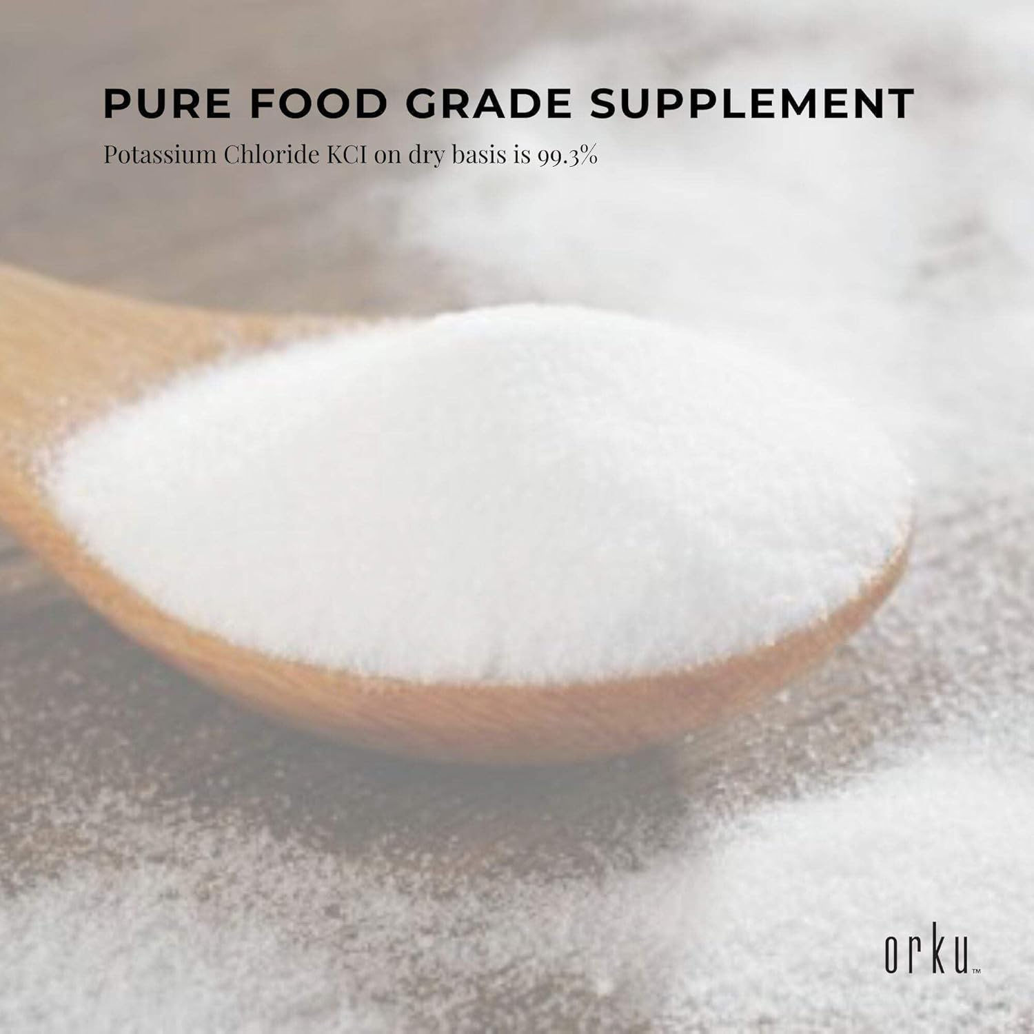 5Kg Potassium Chloride Powder - Pure E508 Food Grade Salt Substitute Replacer image number 2
