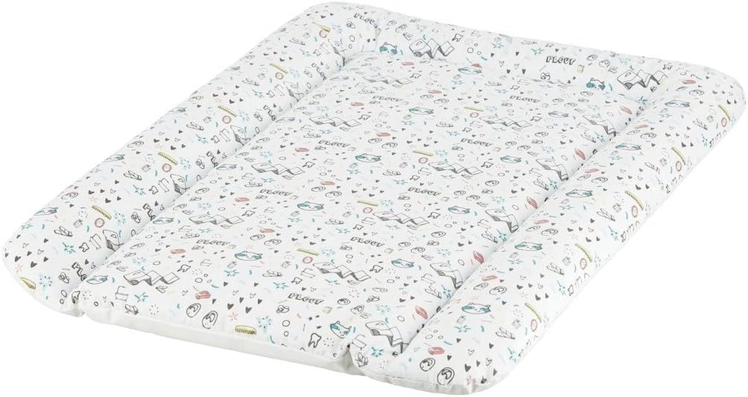 Badabulle Wall Mounted Changing Table, Fold down Baby Changing Unit with Changing Mat and Storage image number 3