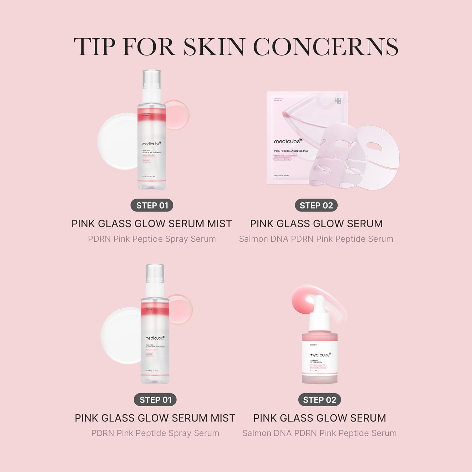 Medicube PDRN Pink Cica Soothing Mist