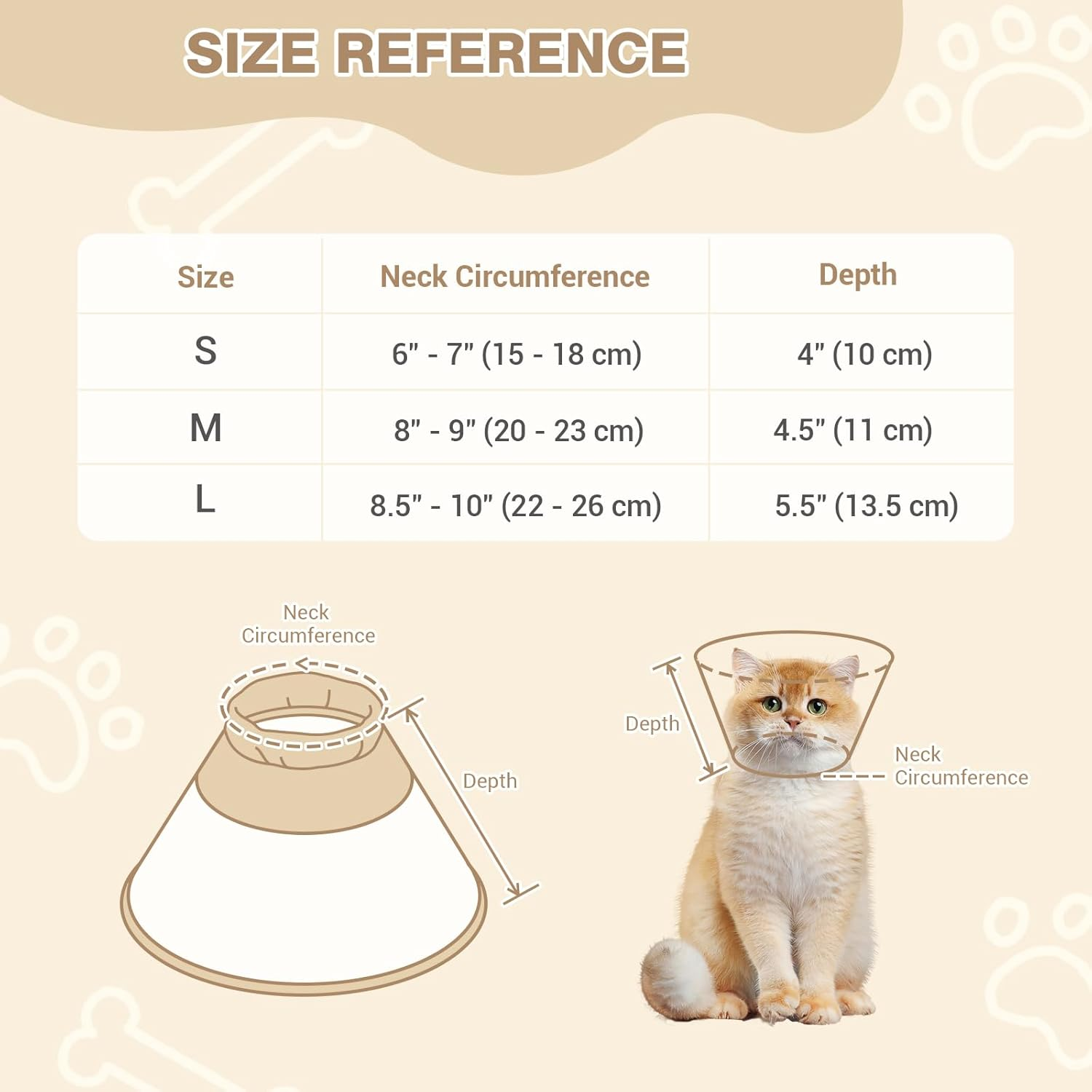 Avont Cat Cone Collar Soft to Stop Licking, Adjustable Foldable Lightweight Kitten Recovery Collar after Surgery for Small Dogs, Elizabeth Cone of Shame Alternative -Darkgrey(S) image number 4