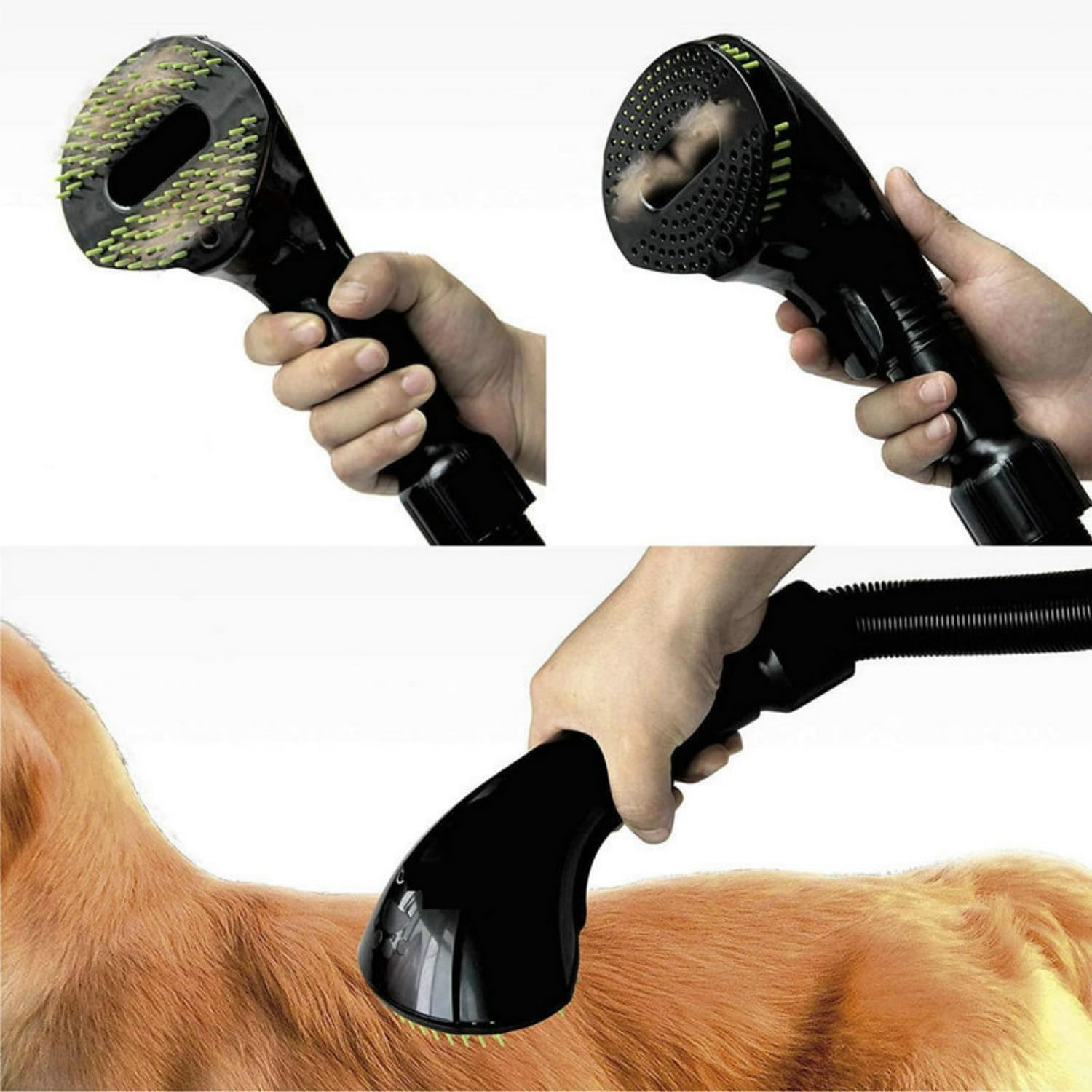 Pet Grooming Brush, Pet Hair Brush Vacuum Cleaner Nozzle Attachment, Cat & Dog Hair Brush Pet Grooming Tool Vacuum Cleaner Accessories image number 2