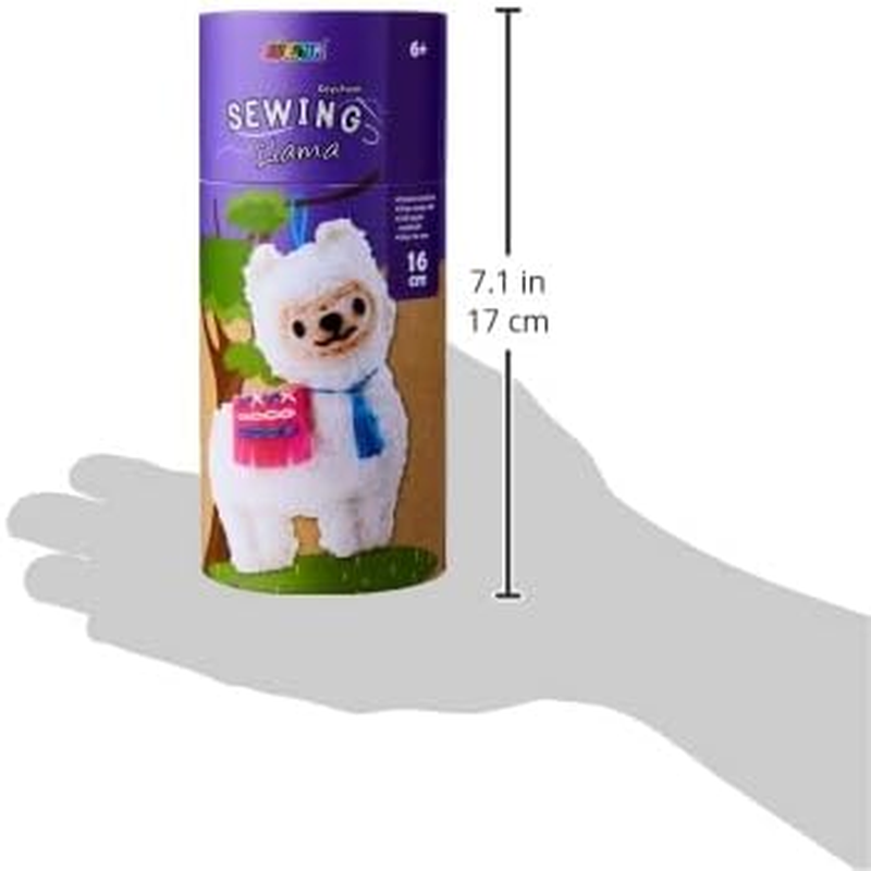 Avenir CH1631 Sewing Key Chain Llama, Multicolor image number 1