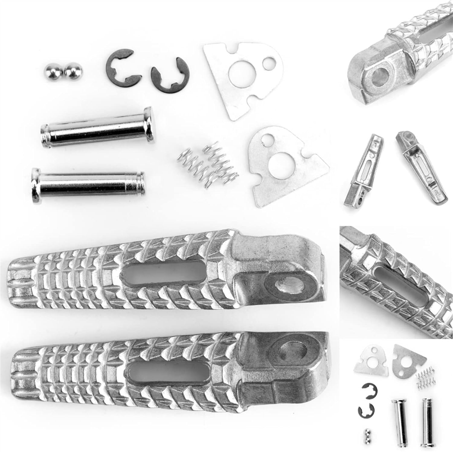 For Suzuki GSXR600 GSXR750 2006-2014 GSXR1000 2005-2014 Motorcycle Rear Foot Peg Footrest Motor Accessories Parts Foot Rests (Color : Silver) image number 4