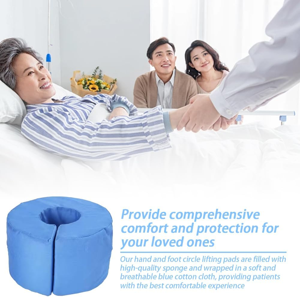 2 Pcs Foot Support Pillows,Hand Ankle Foam Cushion,Foot Elevation Pillow, Leg Elevator Cushion,Leg Lifting Support Pillow,Foam Foot Pillows Wedge, for Pregnant Women, Limited Mobility image number 1