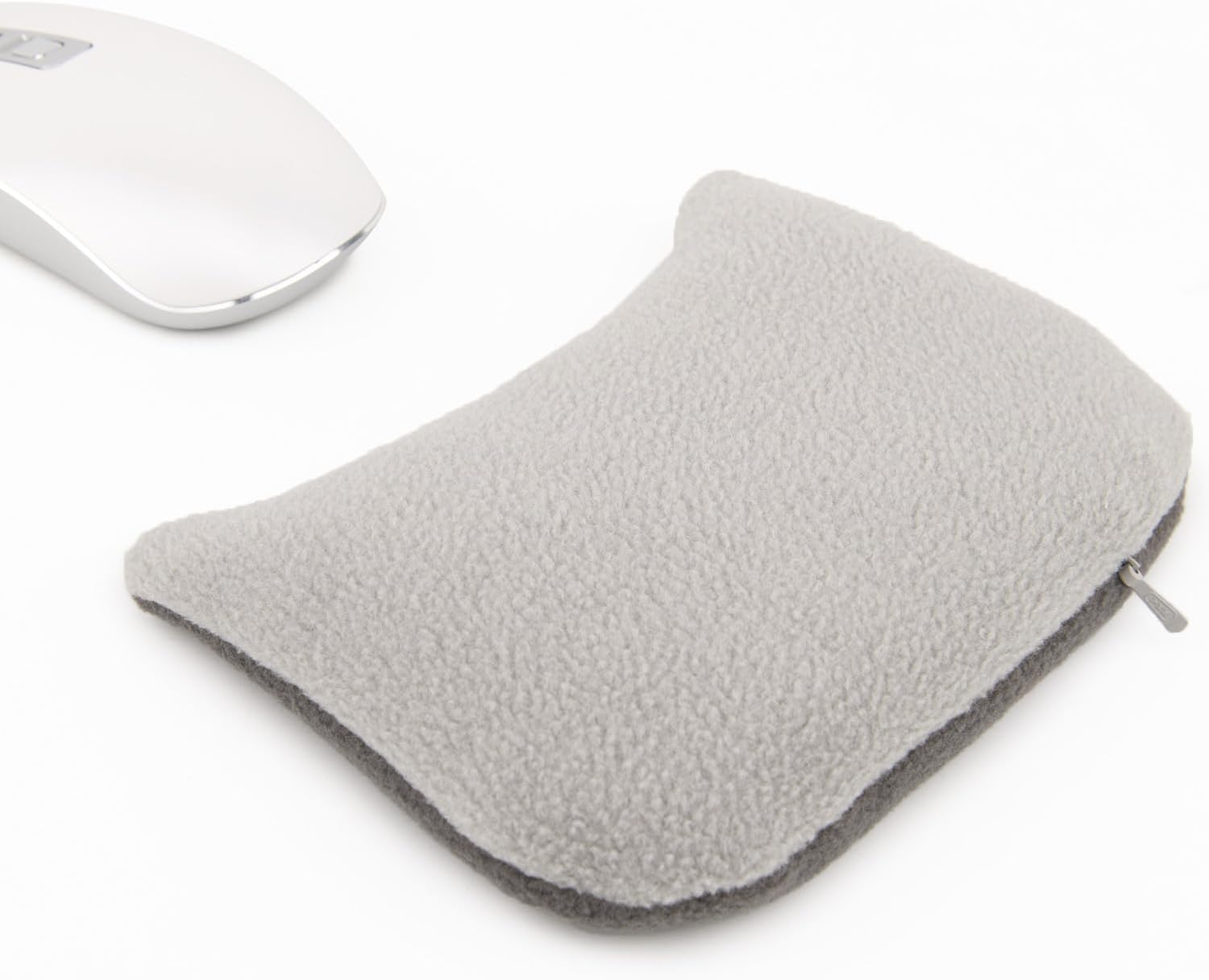 Large Mouse Wrist Rest Bean Bag, Ergonomic Mouse Support Pad Filled Ergo Beads for Computer, Laptop, PC Gaming (Gray) image number 3