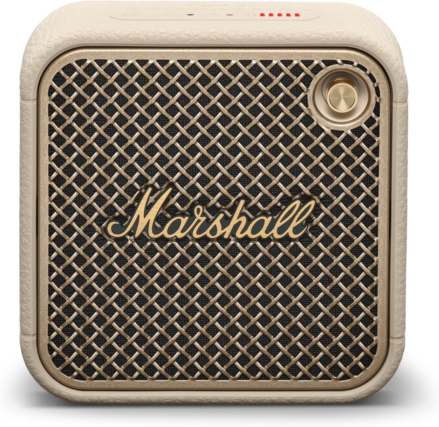 Marshall Willen II Portable Bluetooth Speaker, Black/Brass