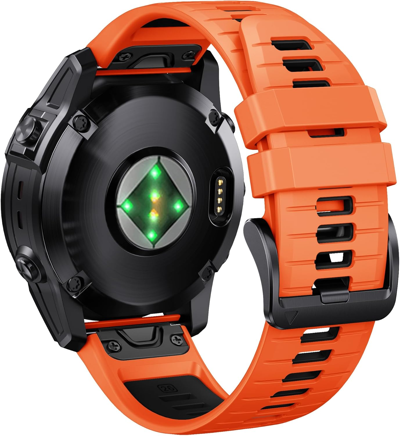 ANBEST Bracelet for Garmin Fenix 6 Pro/Fenix 7 Pro/Fenix 5/Fenix 6/7 Bracelet, 22 Mm Quick Fit Replacement Strap for Forerunner 945/965/955/EPIX 2/Instinct 2/Approach S62/S60 Silicone Wristbands image number 2