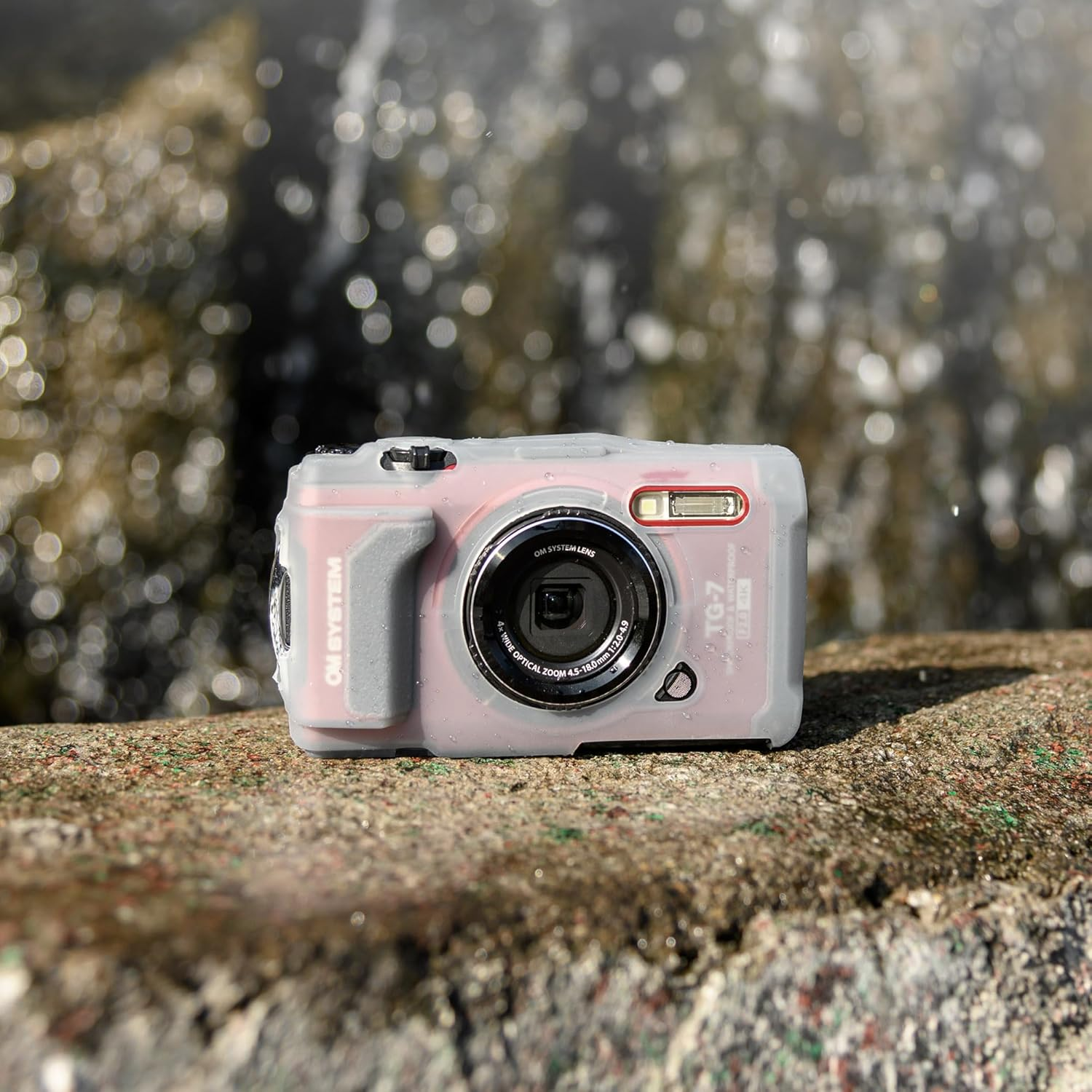 JJC TG-7 Silicone Jacket Case Protector for Olympus OM System TG7, Replace CSCH-128, Anti-Scratch Cover Providing Extra Protection and Grip image number 1