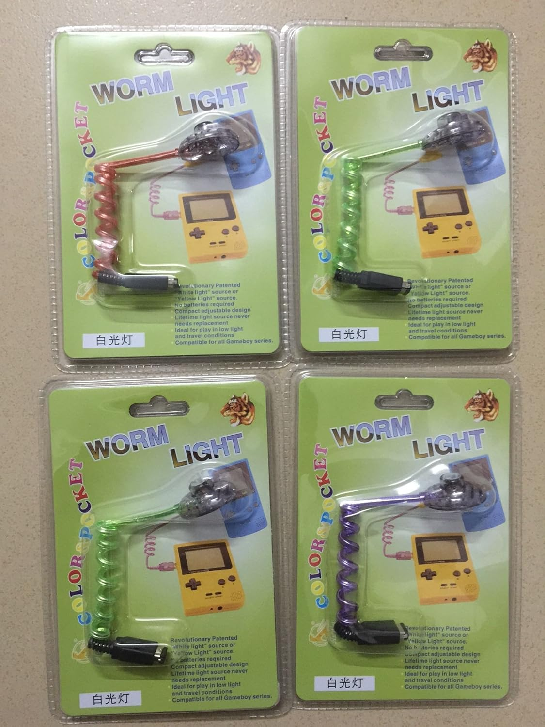 MINI LED Night Lamp Worm Light Illumination for Gameboy Color Console Gameboy Pocket GBC GBP image number 2