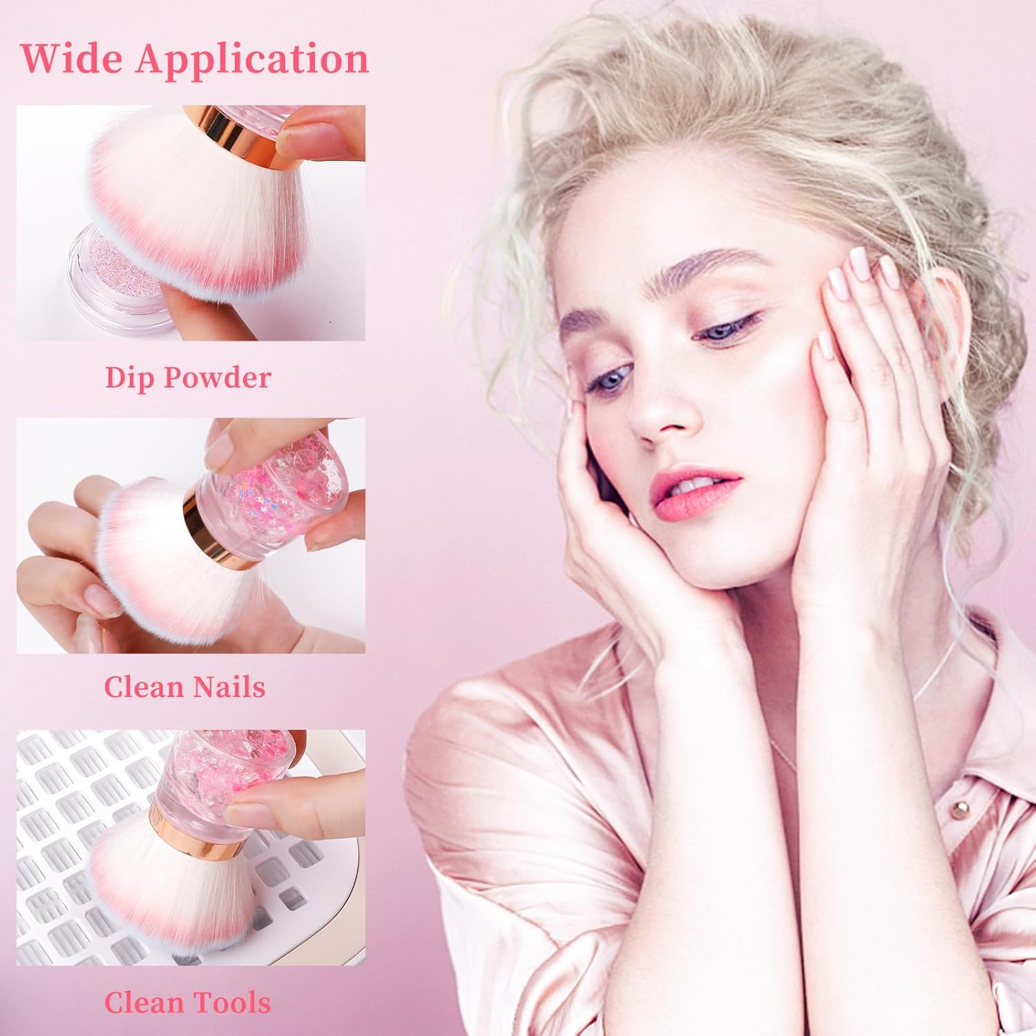 Nail Dust Brush (Round) image number 2