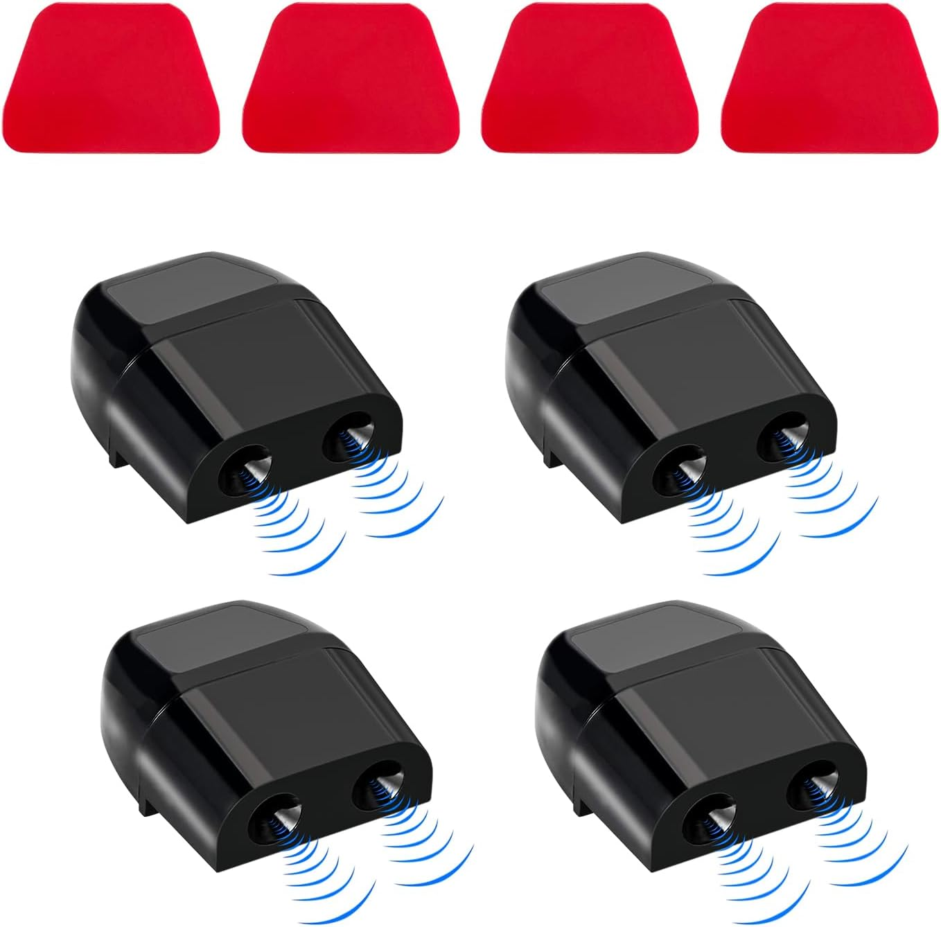 Ohleats 4PCS Deer Whistles for Car, Automotive save a Deer Whistles to Avoid Collisions, Vehicle Deer Warning Devices Horn Sensor, Universal Animal Alert Car Accessories (Black, 4 PCS) image number 2
