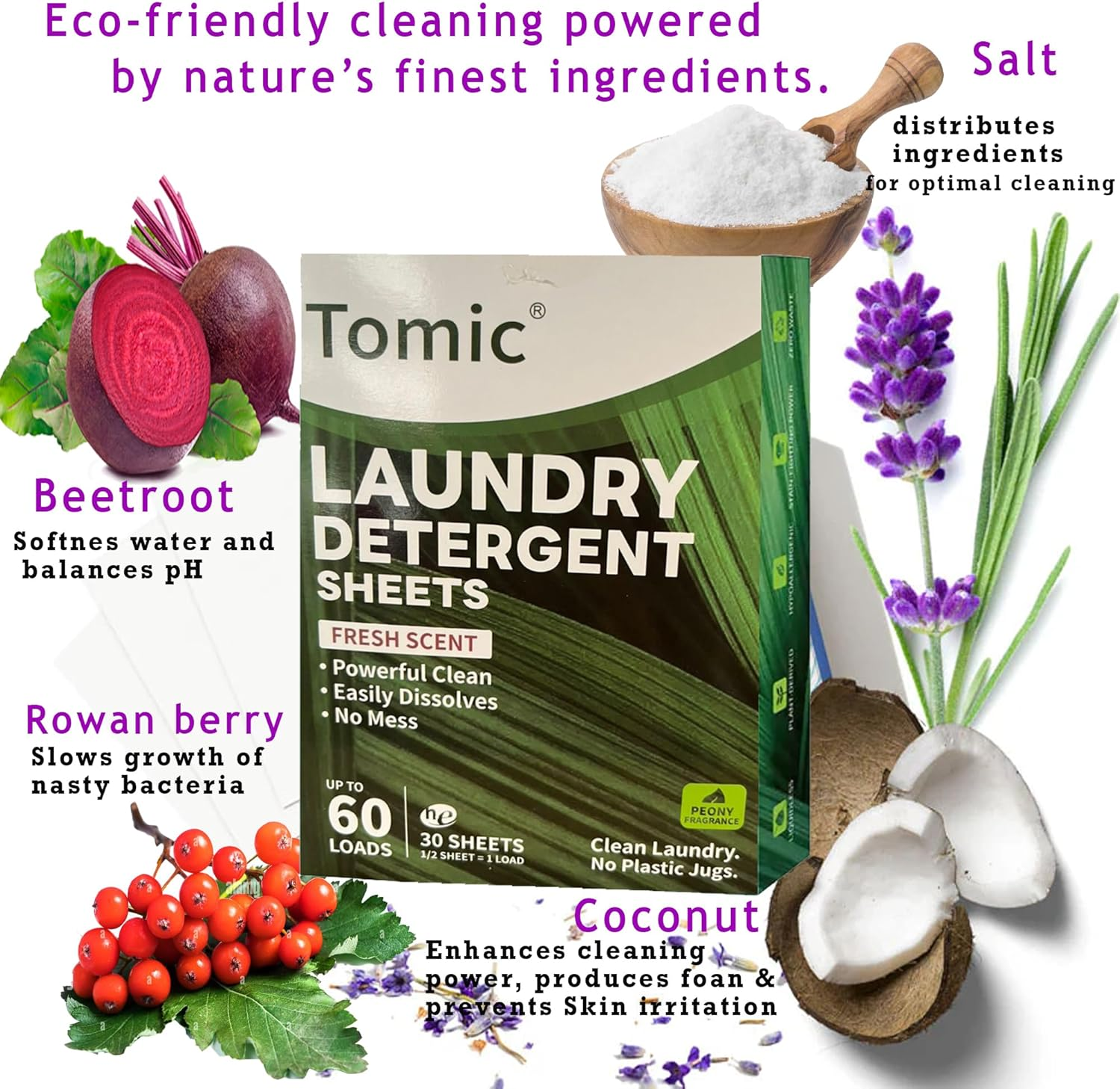 Sknet Australian Eco-Friendly Laundry Detergent Sheets -60 Loads | Plastic-Free, Biodegradable| Fresh Linen Scent |Travel-Safe & Hypoallergenic| Zero Waste, Liquidless Washing Strips|All Washer Types image number 5