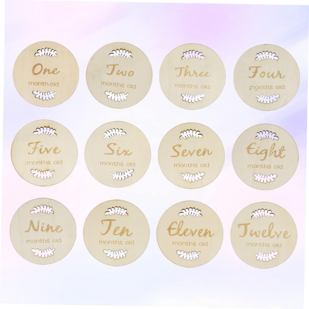 Creative Milestone Cards for Newborns Adorable Monthly Celebration Commemoration of Growth Present for Showers Unique Designs for Social Media Keepsakes