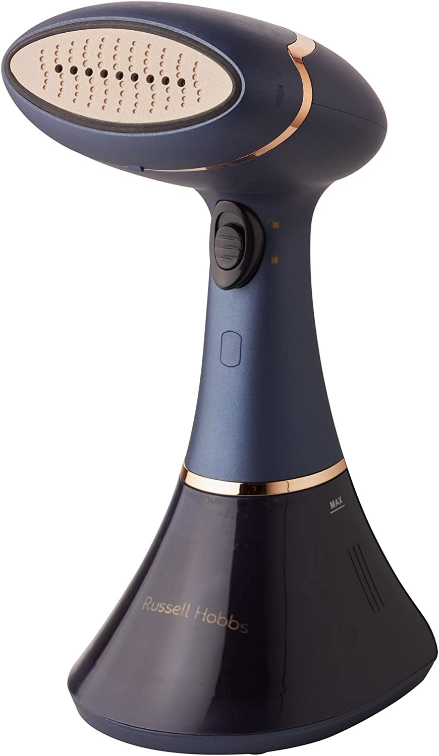 Russell Hobbs Handheld Supreme Garment Steamer, RHC410, 200Ml Water Tank, Scent Infuser, Rapid Heat-Up, Navy and Champagne image number 6