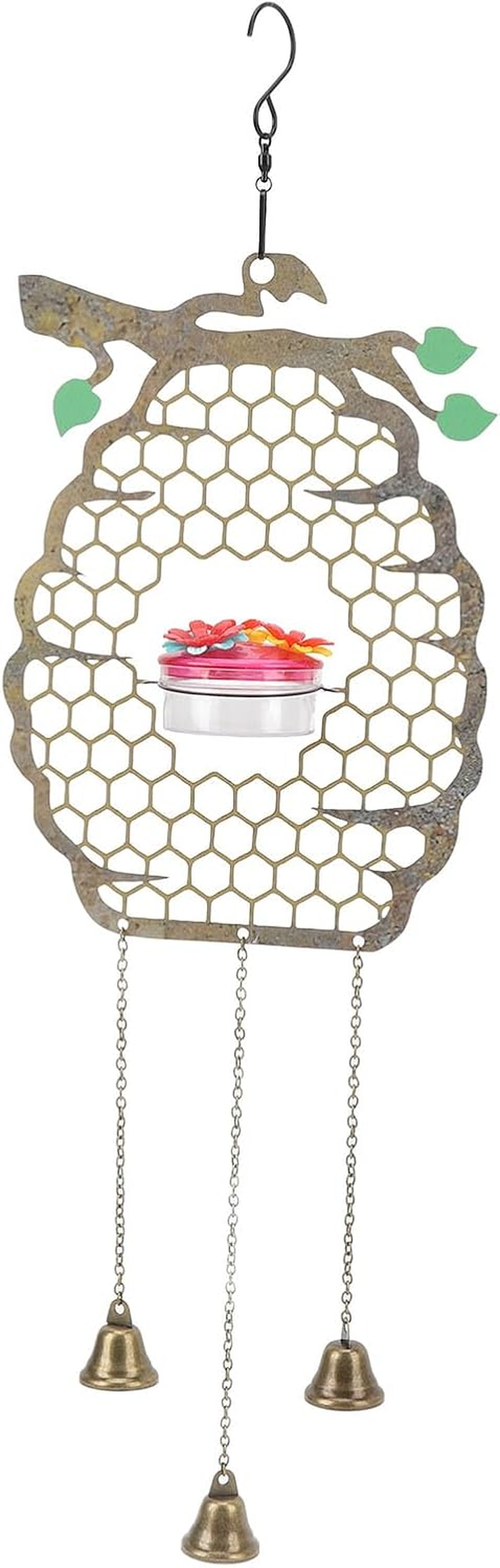Hummingbird Feeder, Hummingbird Feeders for Outdoors Hangin, Charming Wind Chimes Hummingbird Feeders, Humming Bird Feeder for Home Garden Backyard Decor Outdoors image number 1