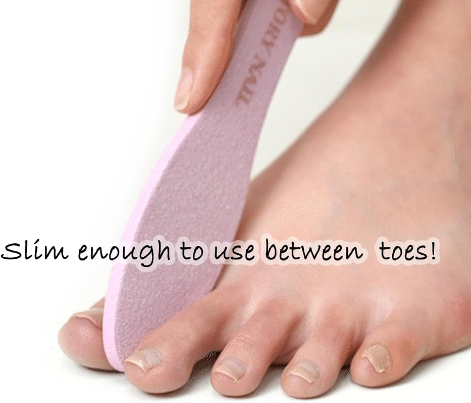 VICTORY NAIL 1PCS Medium and Rough Grit Ceramic Pink Foot File Double-Sided Callus Removal image number 5