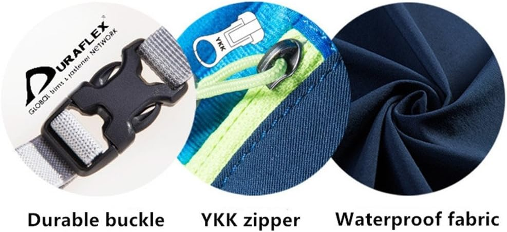 AONIJIE Lightweight Unisex 5.5L Running Race Hydration Vest Hydration Pack Backpack Riding Bag - Blue+2Pcs 250Ml Bottle image number 5