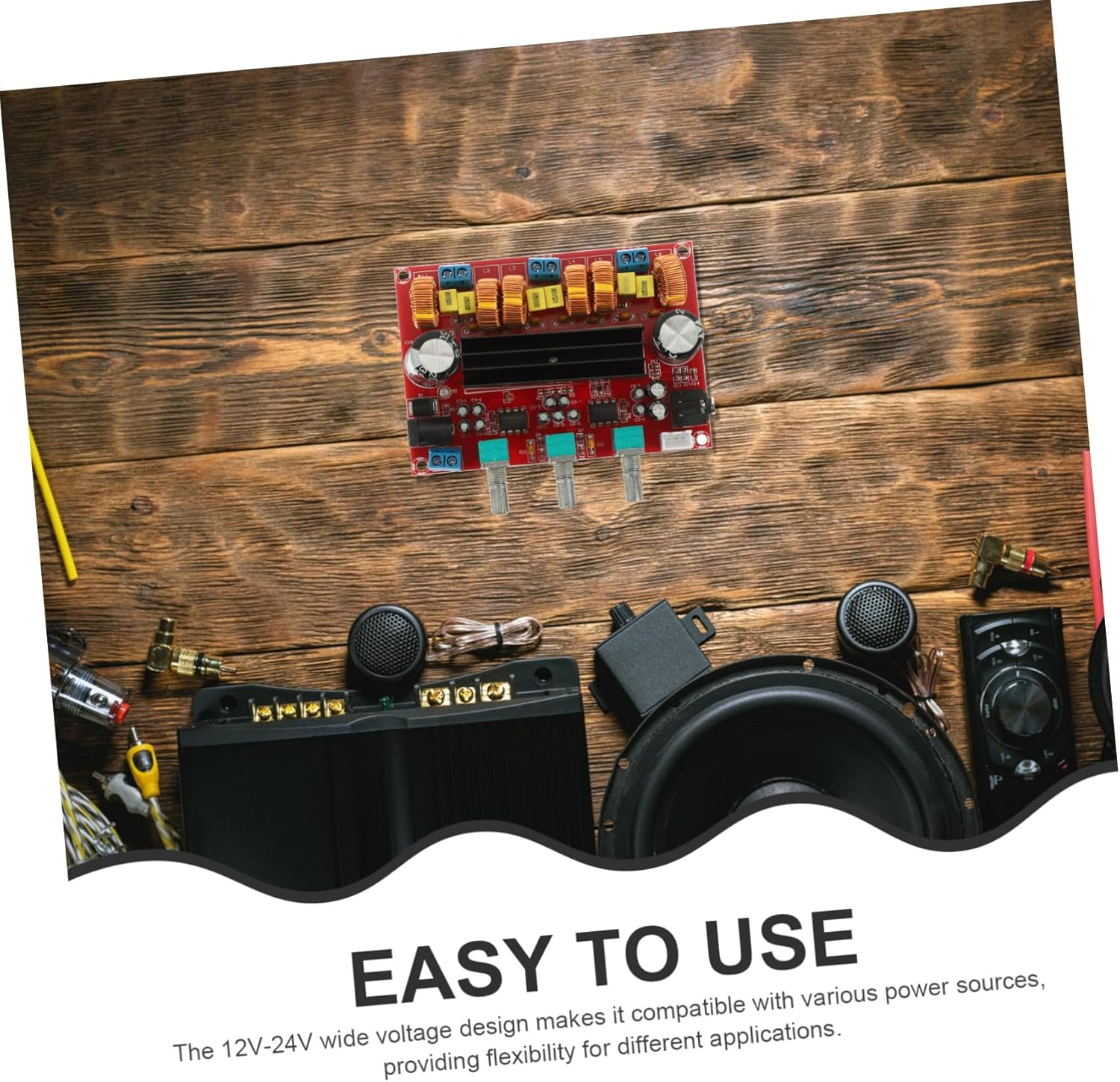 Homoyoyo Amplifier Board Channel Audio Subwoofer Power Module Digital Amp Wide Voltage for Home Theater System image number 3