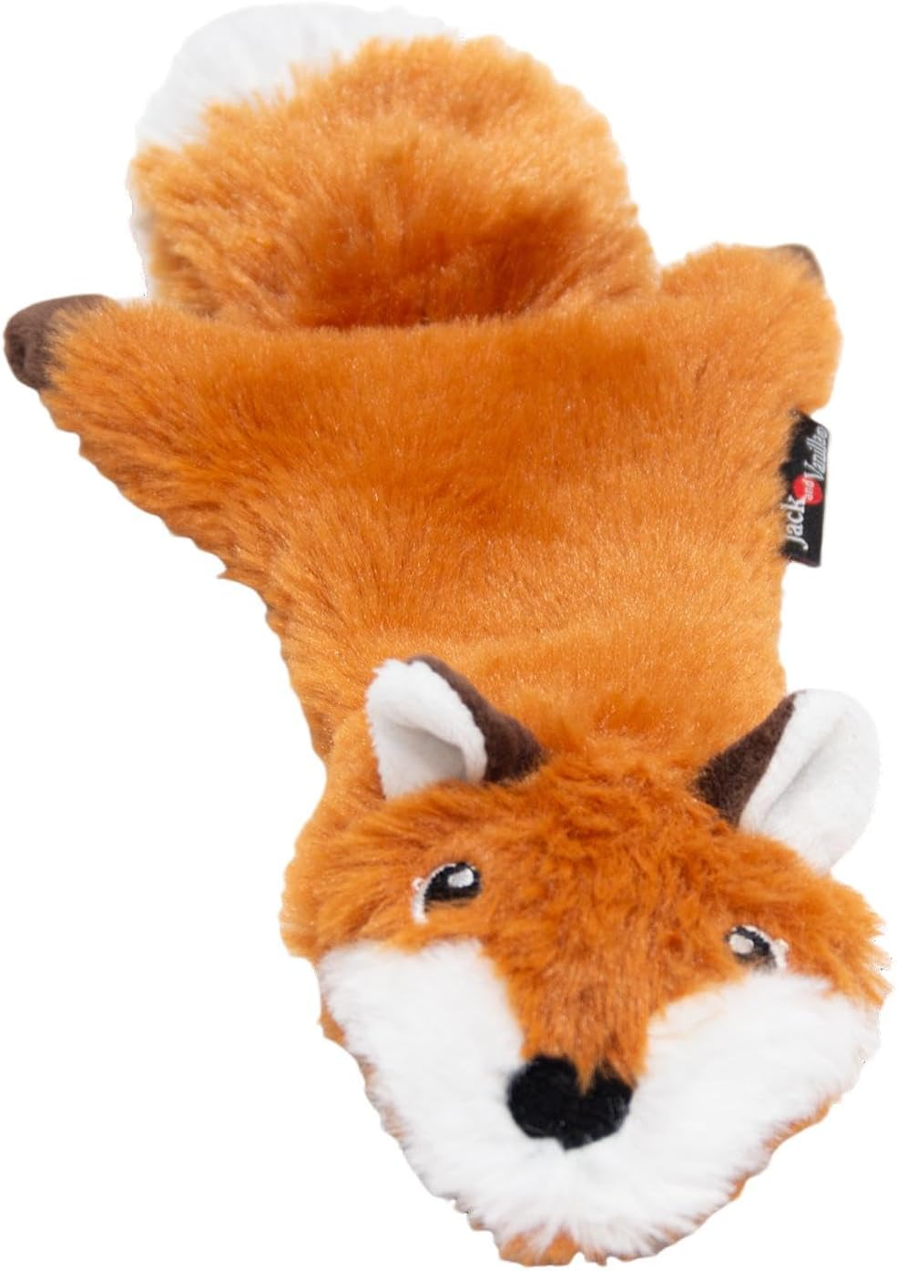 Jack and Vanilla, Flatties Orange Fox Dog Toy, 45 Cm, Realistic Design, Sounds and Washable, Ideal for Interactive Games, Bright Colours image number 5