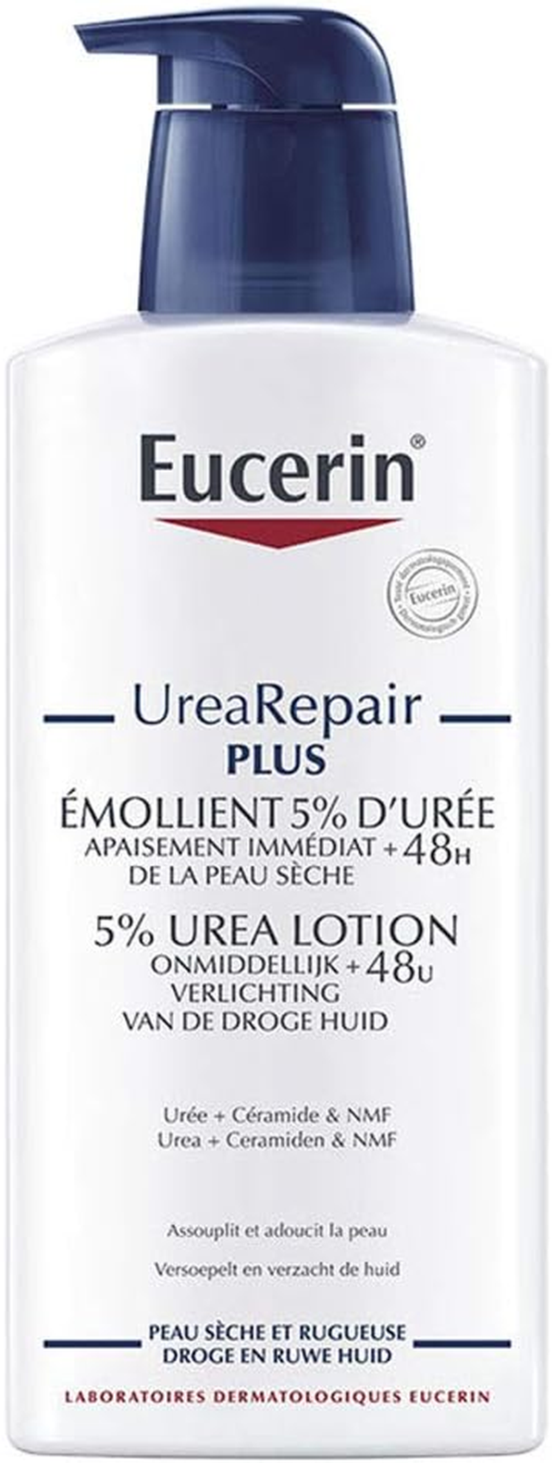 Eucerin Urearepair plus Emollient 5% Urea 400Ml image number 2