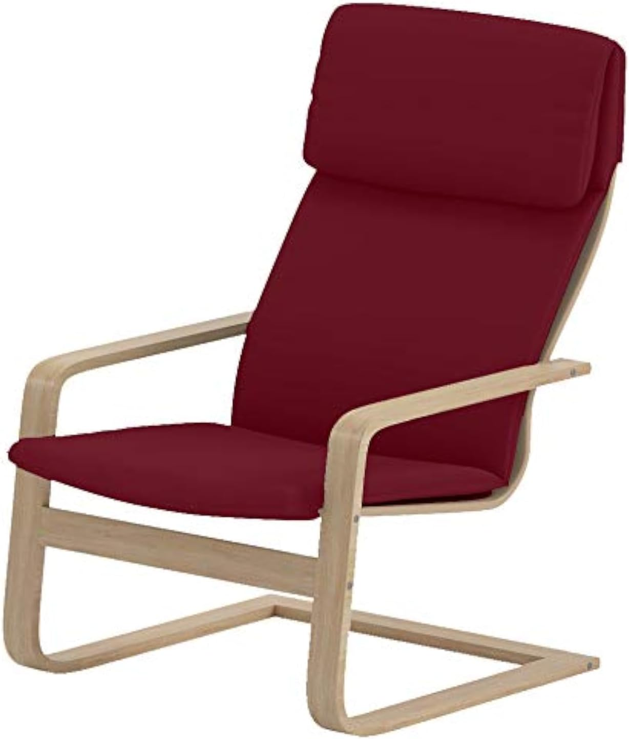 The Pello Chair Cotton Covers Replacement Is Custom Made for IKEA Pello Chair Cover (Or Pello Armchair Slipcover). Multi Color Option (Cotton Light Gray)