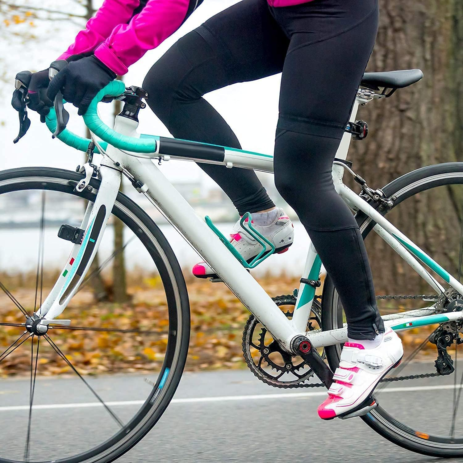 Cycling Deal Bike Cleats 6 Degree Compatible with Indoor Exercise Bikes Pedals, Clipless Spinning & Cycle Shoes, Road Bike Bicycle Cleat Set, Float Cleat Replacement for Standard Bicycle Pedal image number 5