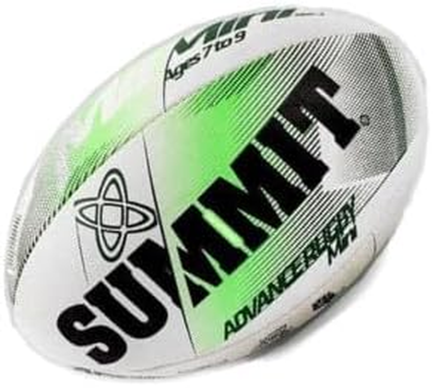 SUMMIT Advance Rugby Union Ball, Size 3 Mini - Hand Stitched Training Ball with Evo Grip for Superior Control and Durability image number 1