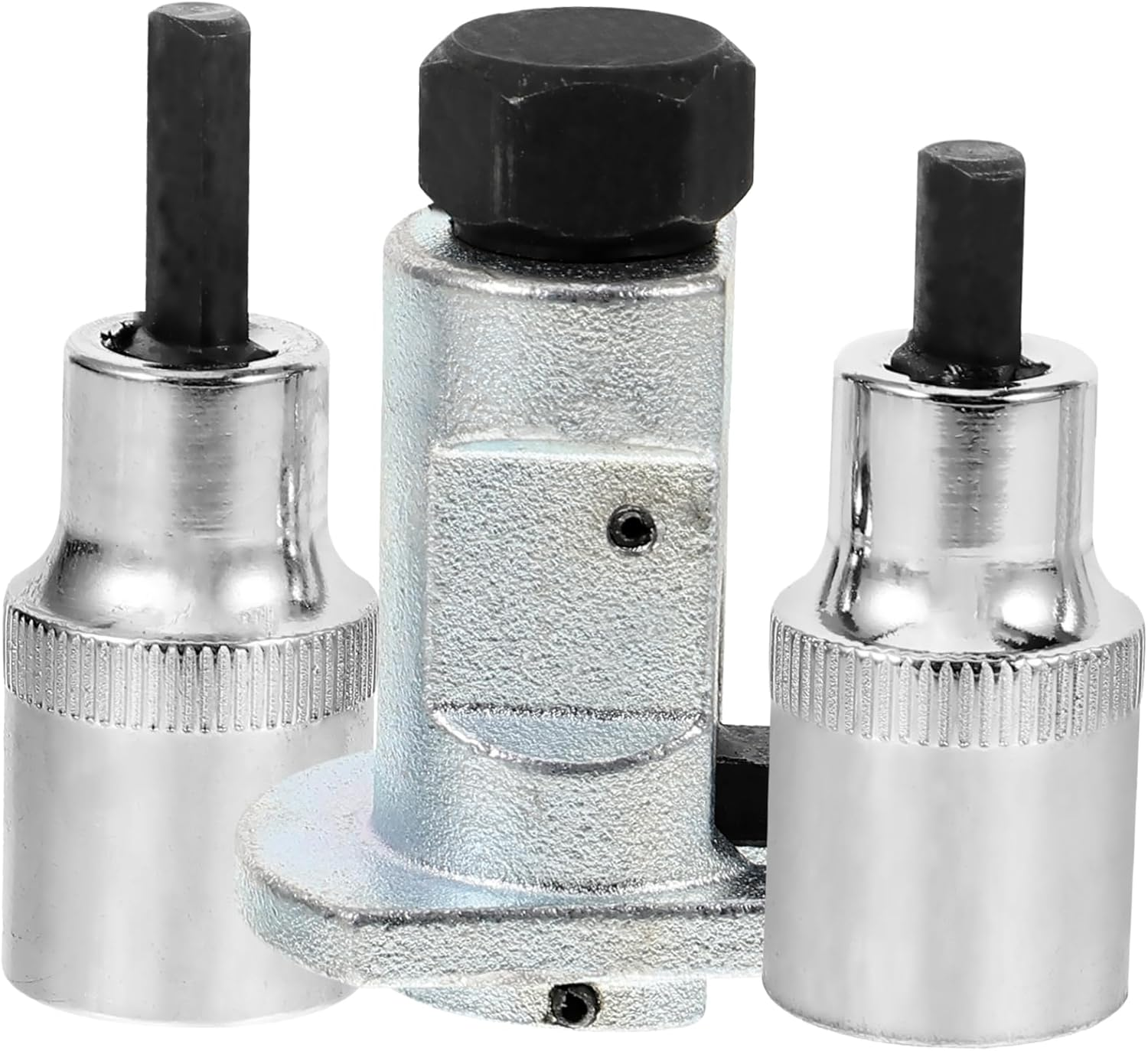 HOMSFOU 3Pcs Suspension Strut Spreader Tool Set with Strut Nut Socket Red Mechanical Automotive Steering and Suspension Separation for Vehicle Repair