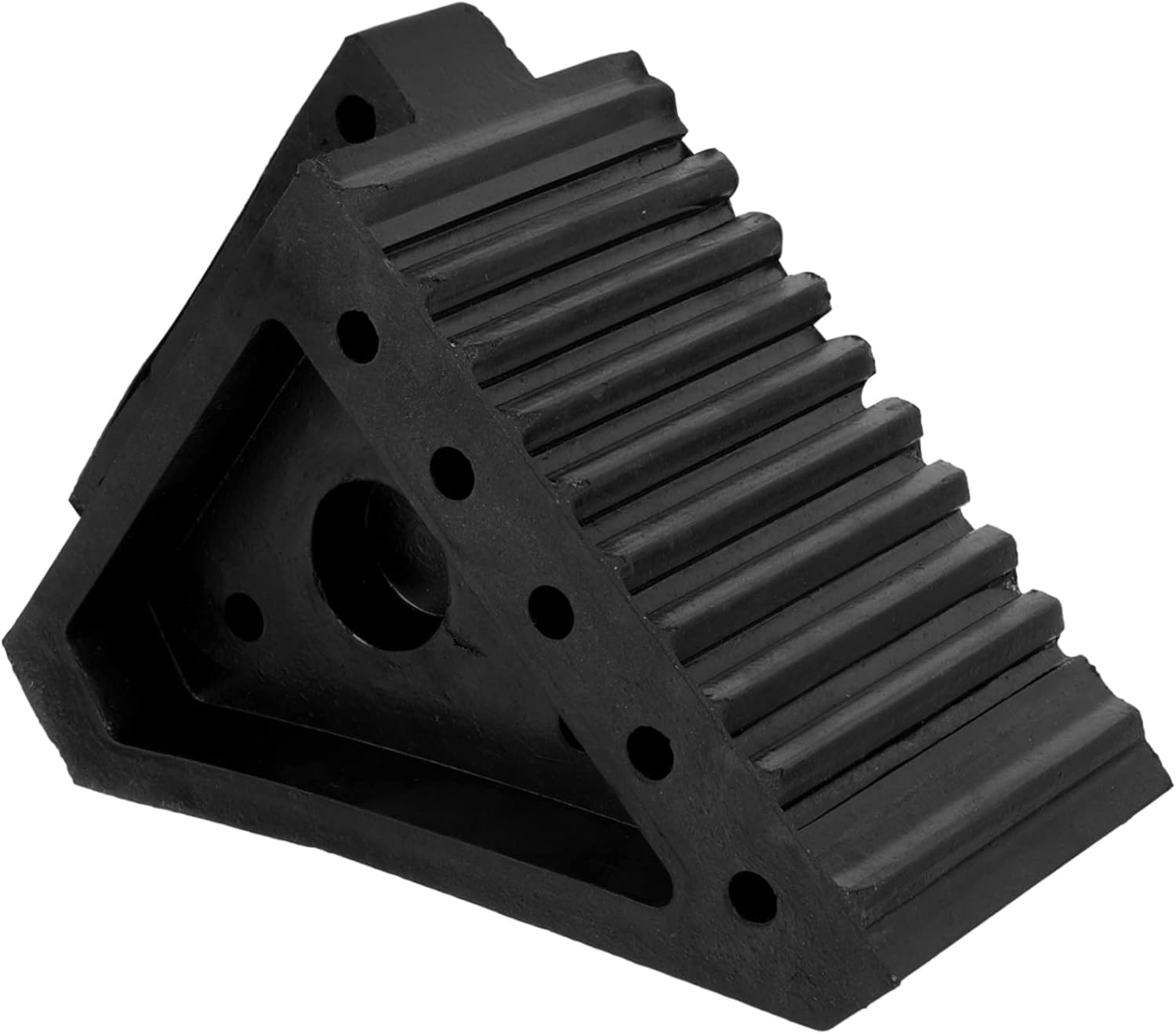 CIYODO Heavy Duty Rubber Wheel Slip Stopper Tyre Blocks for Car Truck Camper Trailer Secure Parking Ramp image number 6