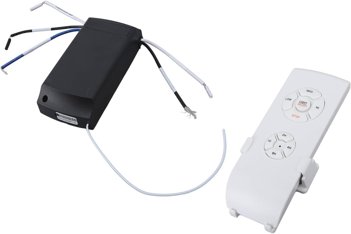 Universal Ceiling Fan Remote Control Kit, Replacement Wireless Ceiling Fan Light Timing Remote Control, Wind Speed & Brightness Remote for Ceiling Fan Lamp, Long Distance image number 3