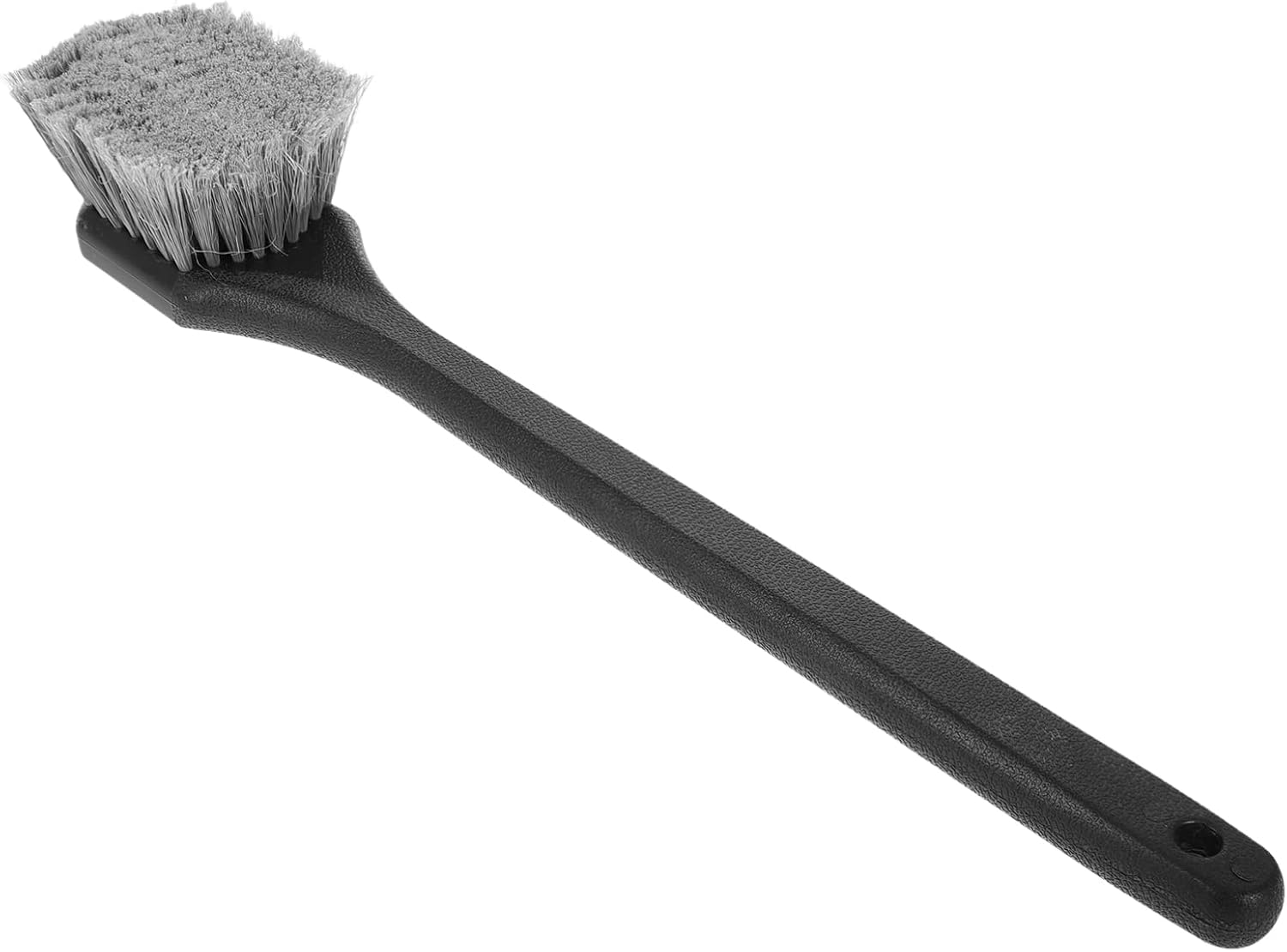 GARVALON Long Handle Rim Cleaning Brush with Strong Plastic Handle Tire and Wheel Brush for Car Detailing Suitable for Automotive Tire Care and Rim Cleaning image number 5