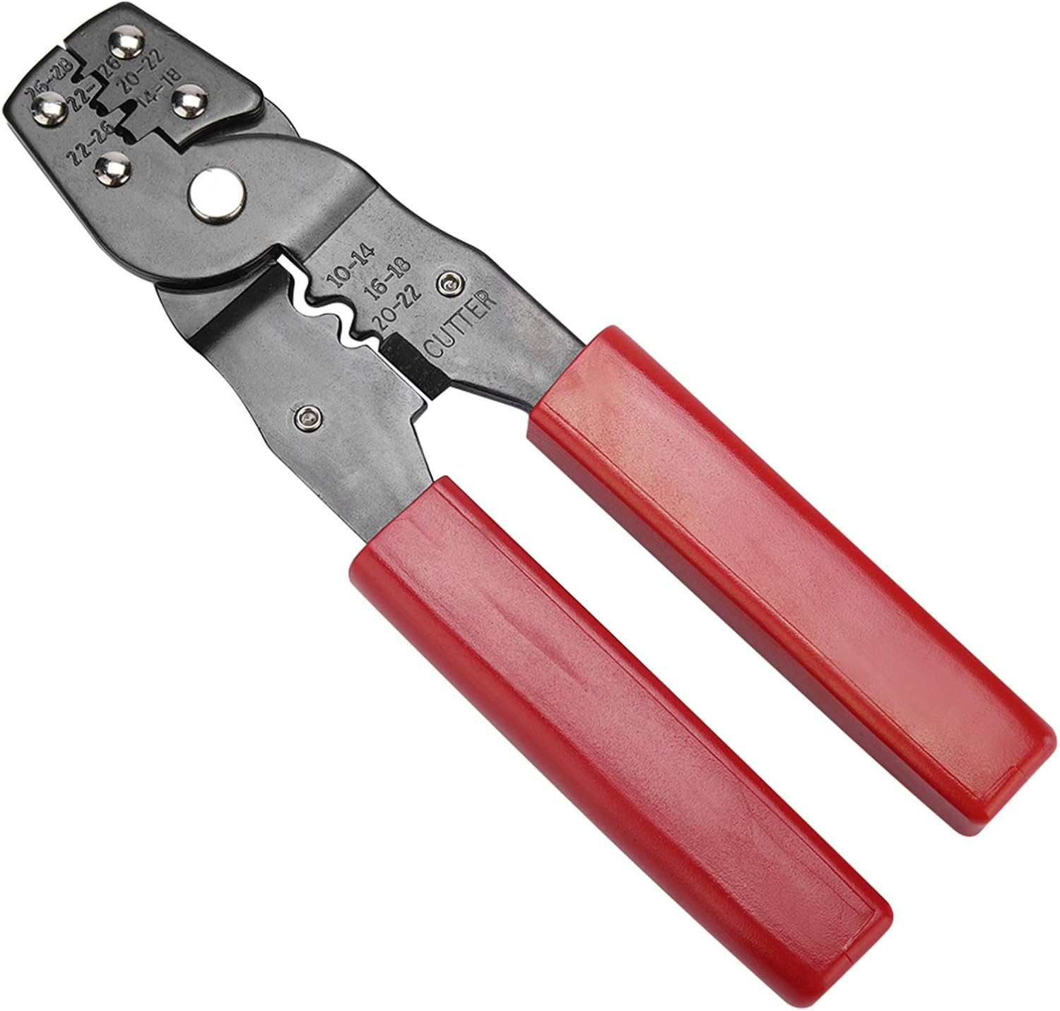 Cable Crimper, YTH-202B Multitul Wire Portable Terminal Crimping Tool with Ergonomic Handle for Various Cables image number 4