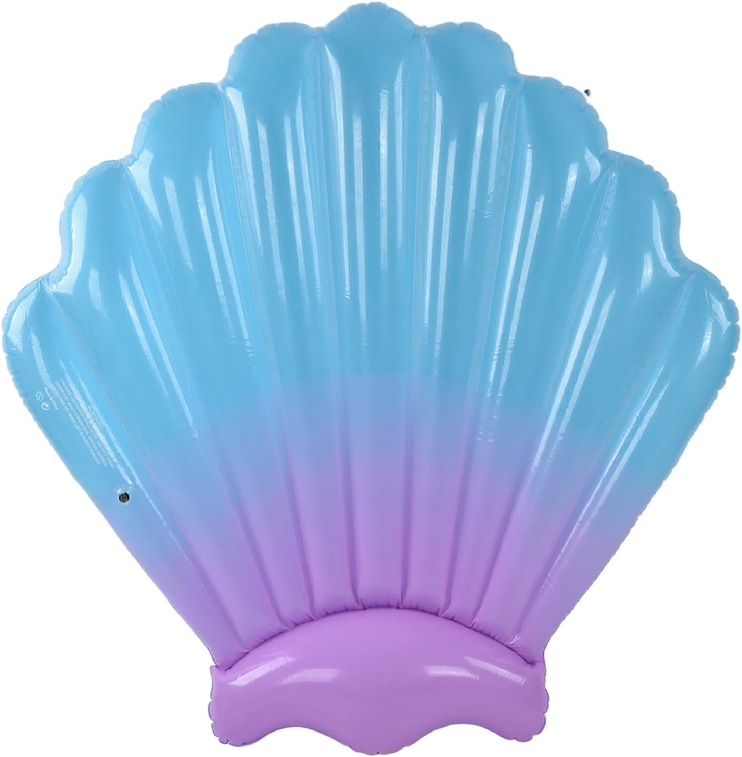 Pool Floating Bed, Shell Shaped Inflatable Scallop Pool Float Beach Lounger Floating Pool Chair Lounge Floats Water Sofa Floating Air Cushion Beach, for Chilling in the Pool (57.09In X 55.12In) image number 6