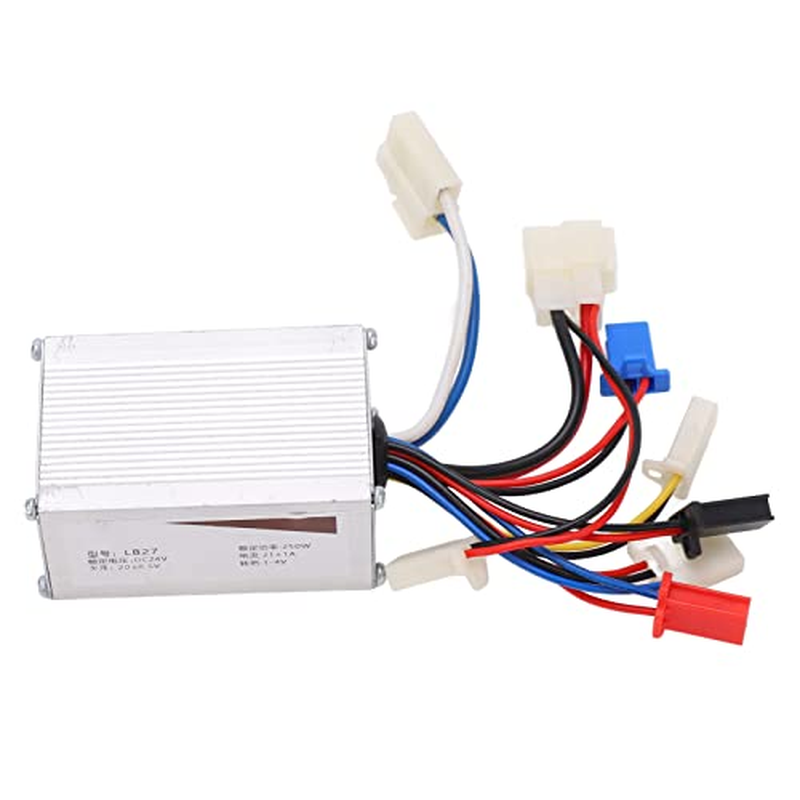 Aluminium Alloy Electric Bike Motor Controller Set, High Speed Brushed Motor Conversion Kit for 24V 250W Electric, Tricycles, and Motorcycles image number 3