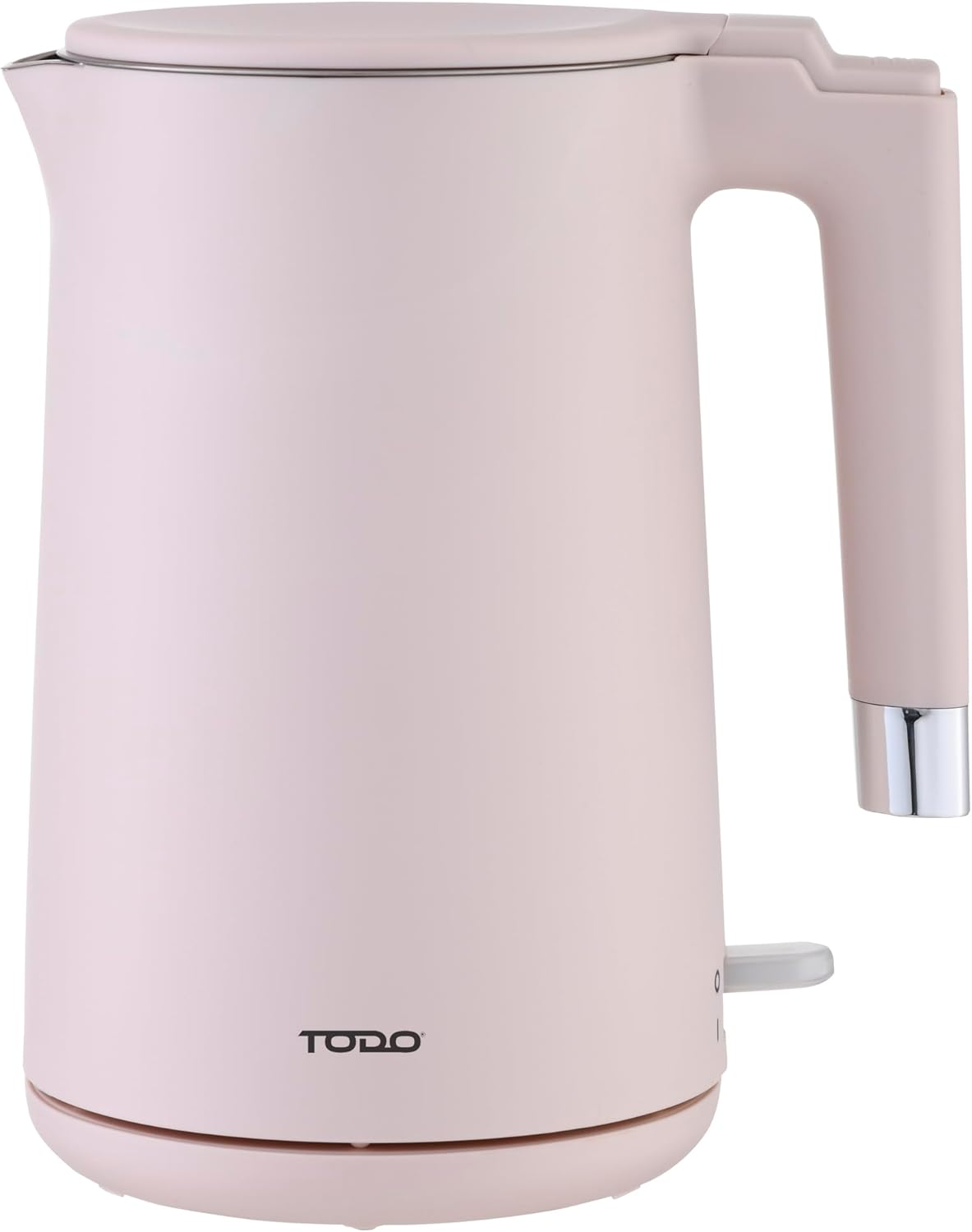 TODO 1.7L Electric Cordless Kettle Stainless Steel SUS304 Inner Jug - Pink