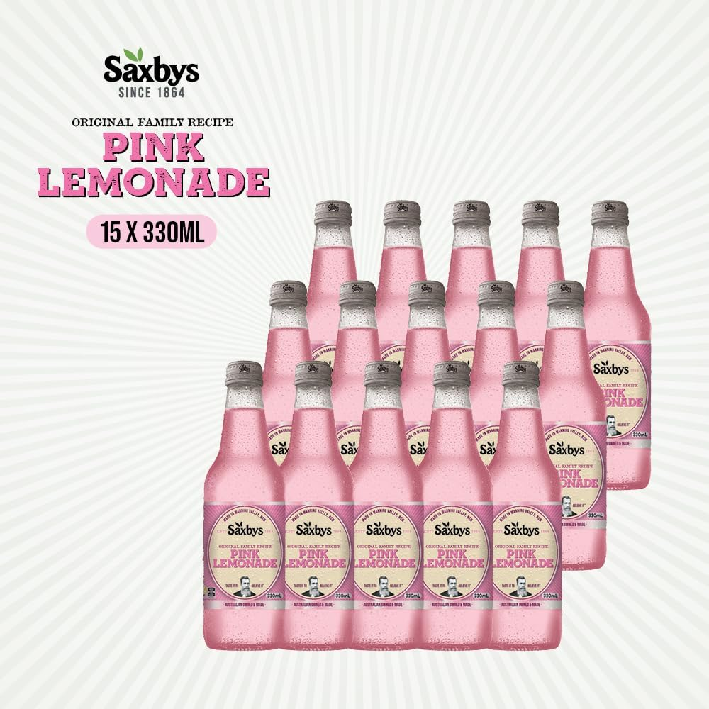 Saxby'S Pink Lemonade 330Ml X 15 image number 2