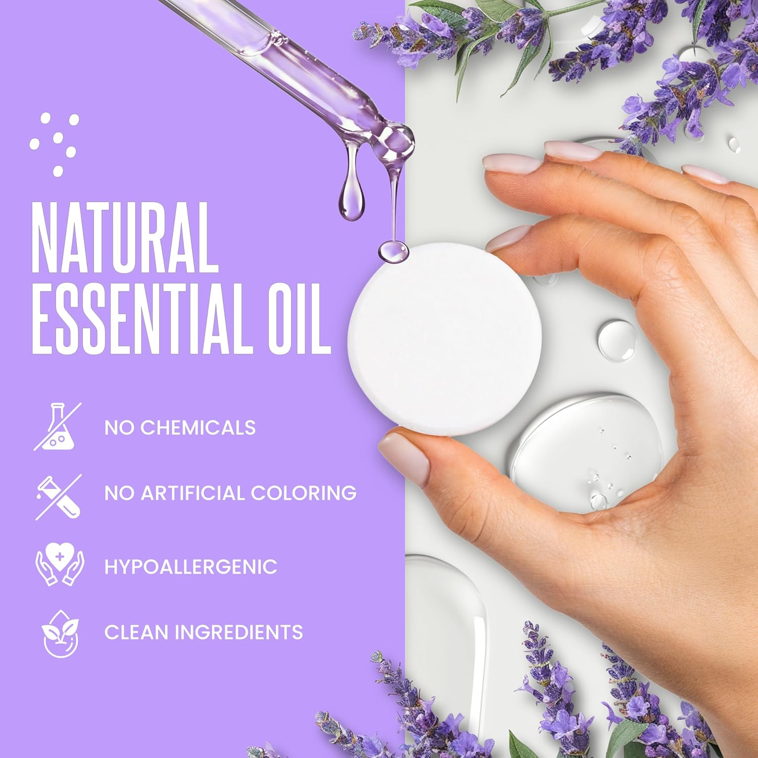 Cleverfy Shower Bombs - Set of 6 Pieces Aromatherapy Shower Steamers with Essential Oil - Our Shower Melts Work on the Same Principle as Vapor Bath and Shower Bombs Aromatherapy image number 5