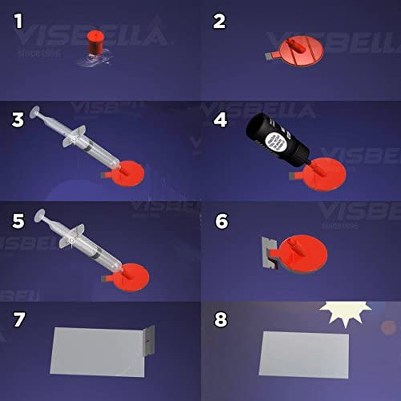 DIY Car Windshield Glass Chip Crack Repair Kit Windscreen image number 3