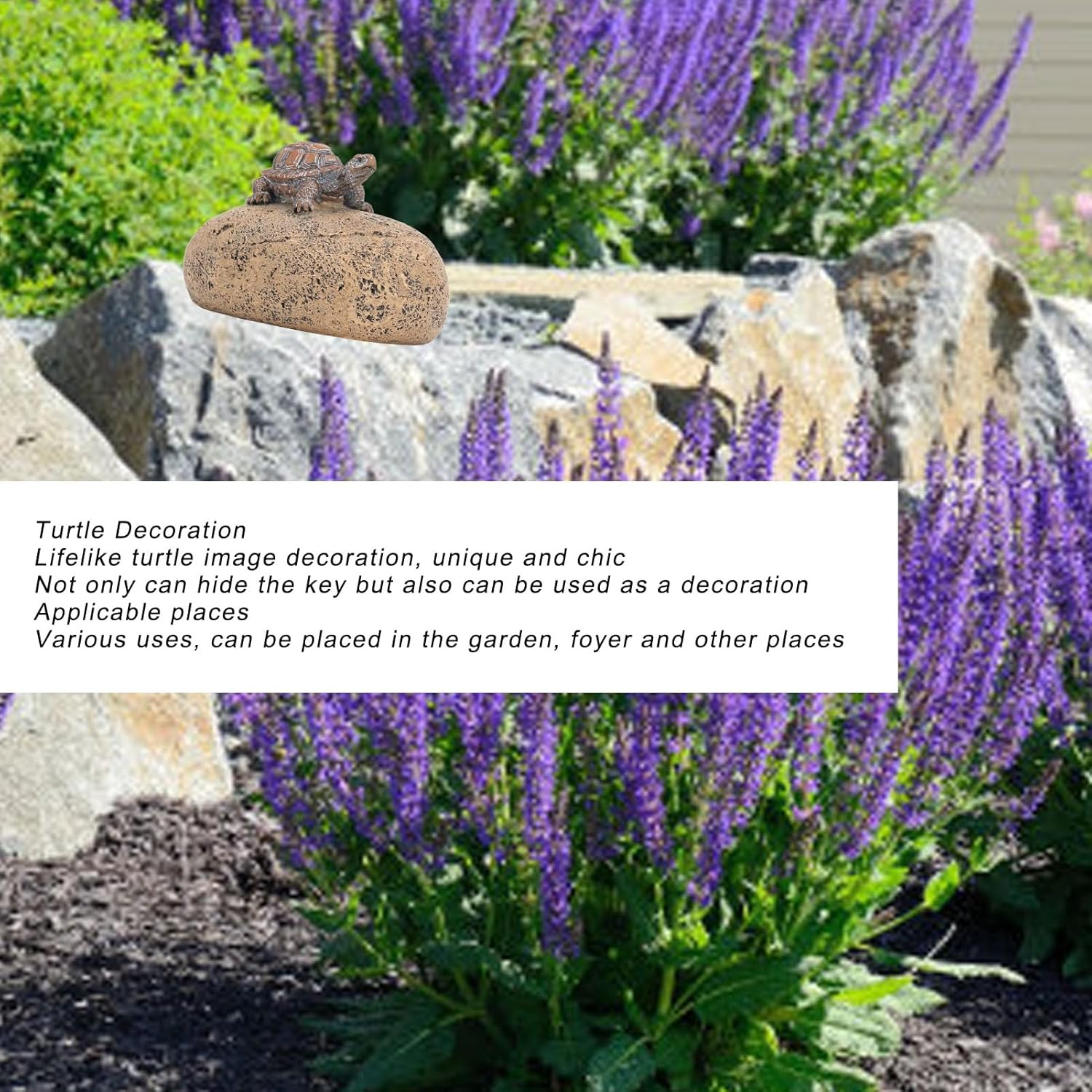 Key Rock Hiders Outside, Fake Rock Key Hider Decoration, Waterproof & Safe for Holds Spare Keys, Hide a Key Fake Rock Outdoor, Key Hiders Safe Storage Lock Box image number 2