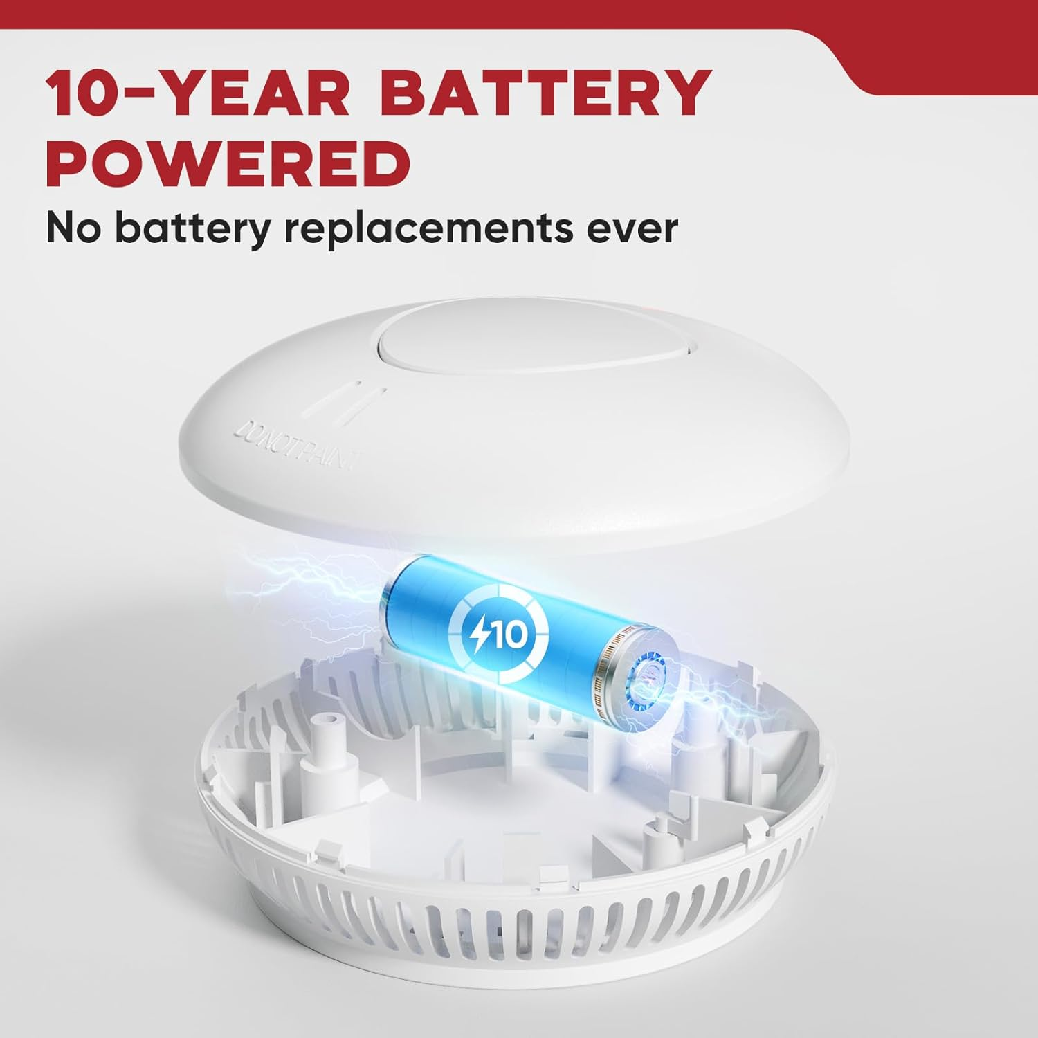 LEVSUPTY 8 Pack Wireless Interconnected Photoelectric Smoke Alarm | AS3786 Certified |10 Year Battery Life | Australian States Law Compliant | Somke Detector with Remote Pre Linked | Email Support image number 5