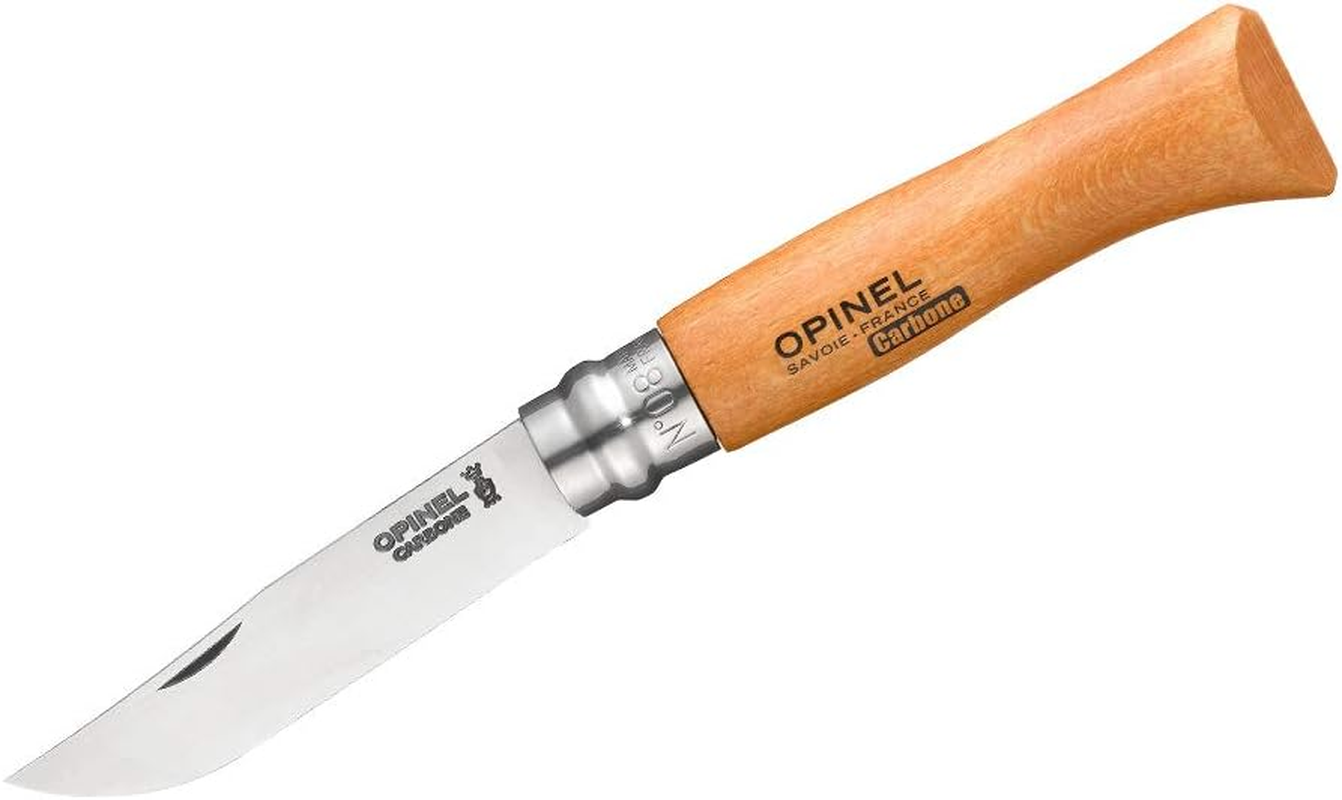 Opinel Traditional #08 Carbon Steel Folding Knife, 8.5 Cm Blade image number 4