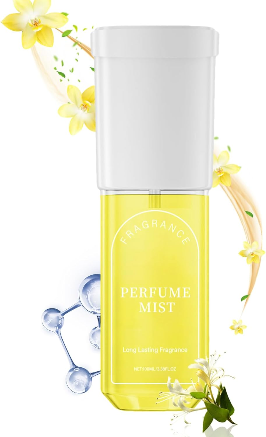 Hair Perfume - Long Lasting Fragrance Spray | Ylang Ylang Scented Hair Mist | Lightweight Portable Perfume for Skin and Hairs, 100Ml Floral Body Spray for Dating, Everyday Use image number 4