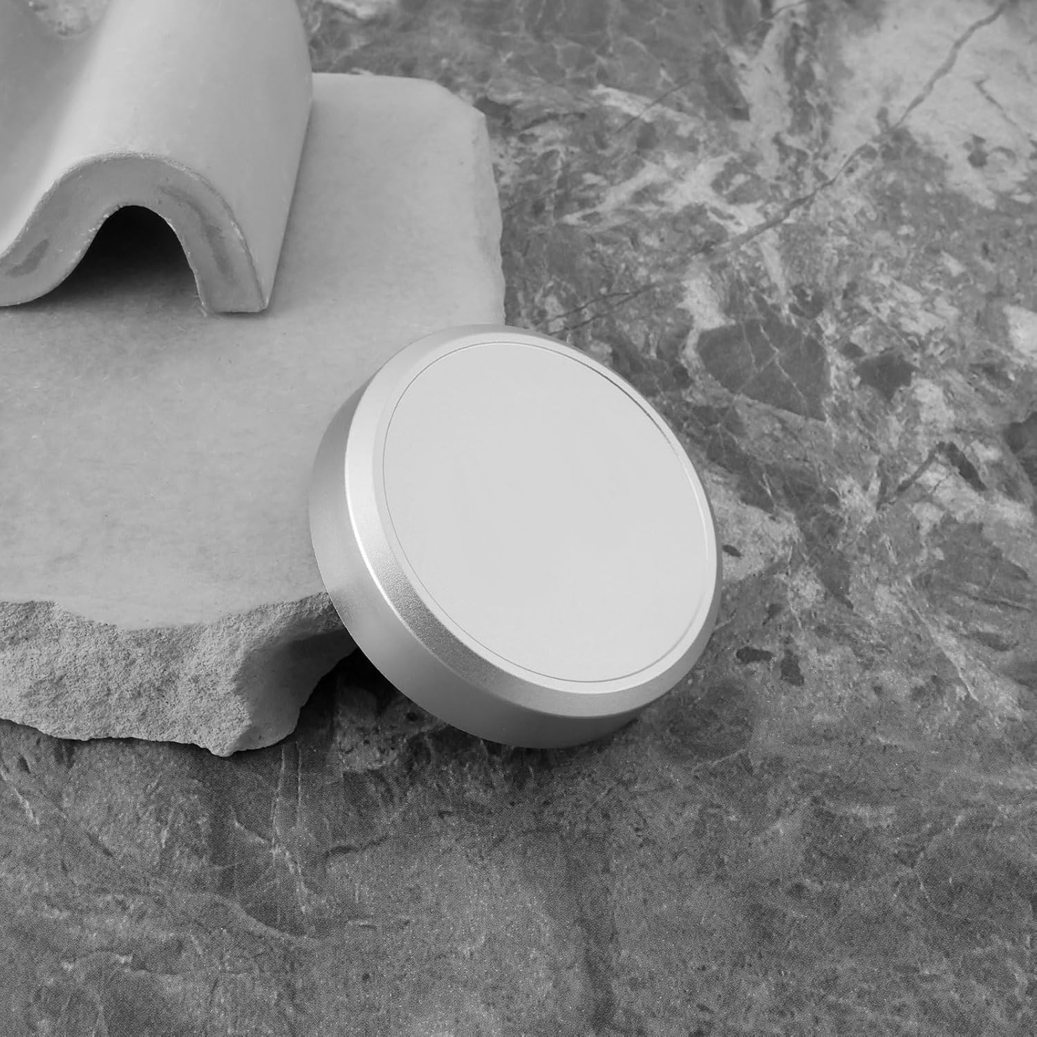 OTOTEC 1Pc Camera Metal Lens Cap Aluminum Alloy Snap on Lens Cover Compatible with Fujifilm X100VI X100V Compatible with Haoge LH-X54W Silver image number 3