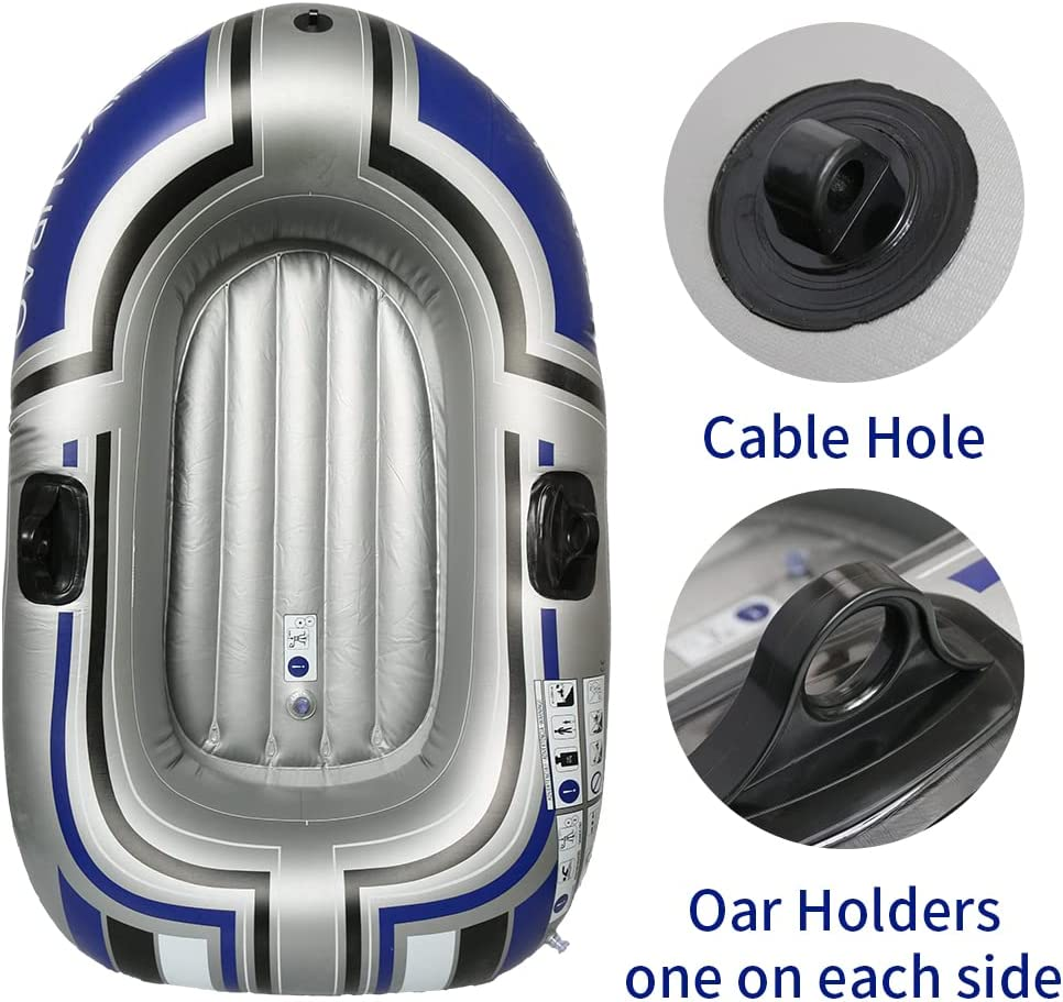 BESTHLS Inflatable Boat,Swimming Pool and Lake Inflatable Boat image number 2