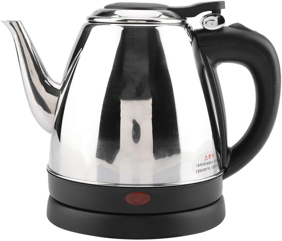 1.2L Electric Kettle Stainless Steel Fast Boil Auto Shut-Off and Boil-Dry image number 3