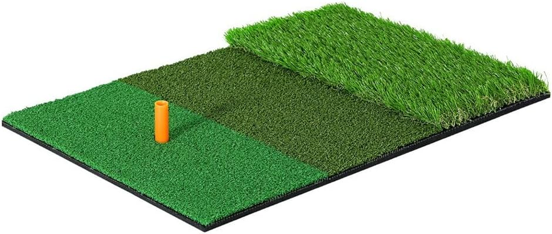 Everfit Golf Hitting Mat, 3-In-1 60 X 40Cm Green Golfs Practice Driving Range Mats Training Equipment for Outdoor Indoor Garden, Foldable Portable Non-Slip Base Wear-Resistant Backing image number 2