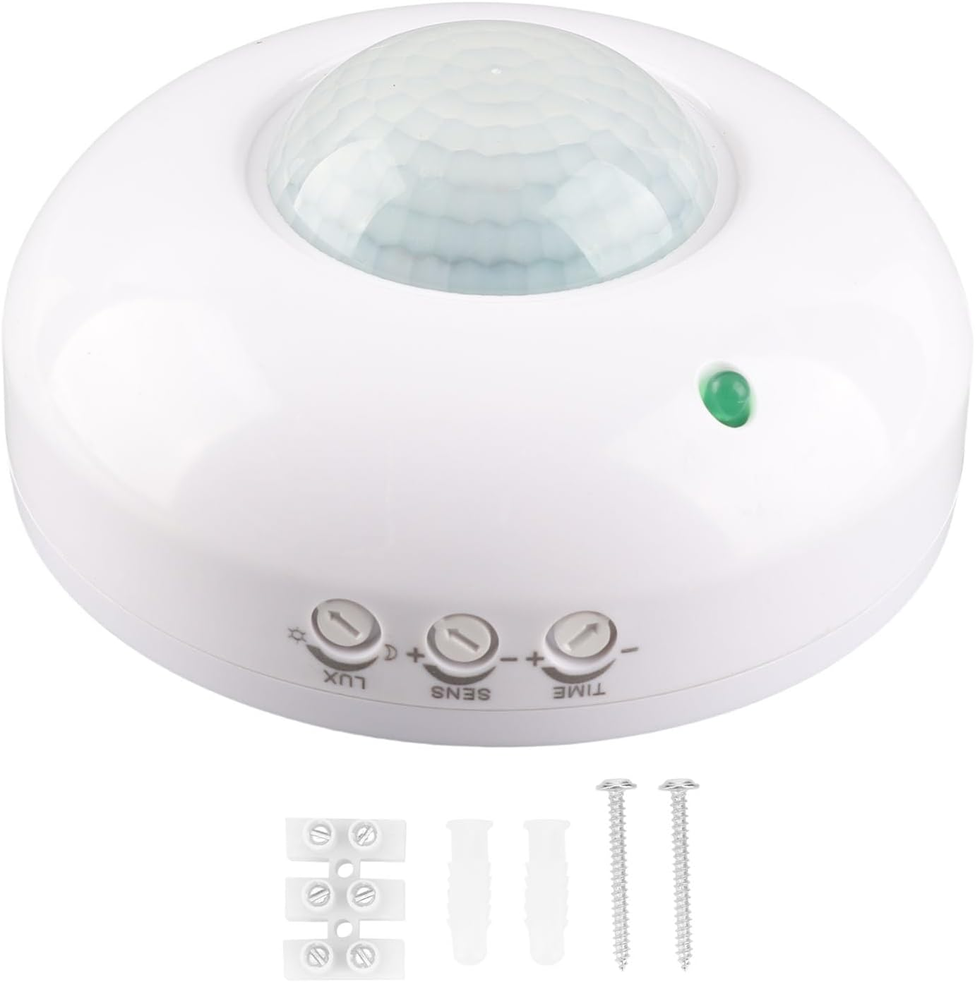 Generic Body Motion Movement Ceiling Intelligent Control Infrared Detector, Infrared Motion Sensor Adjustable for Control Led Light Patio Exhaust Fan Hallway image number 1