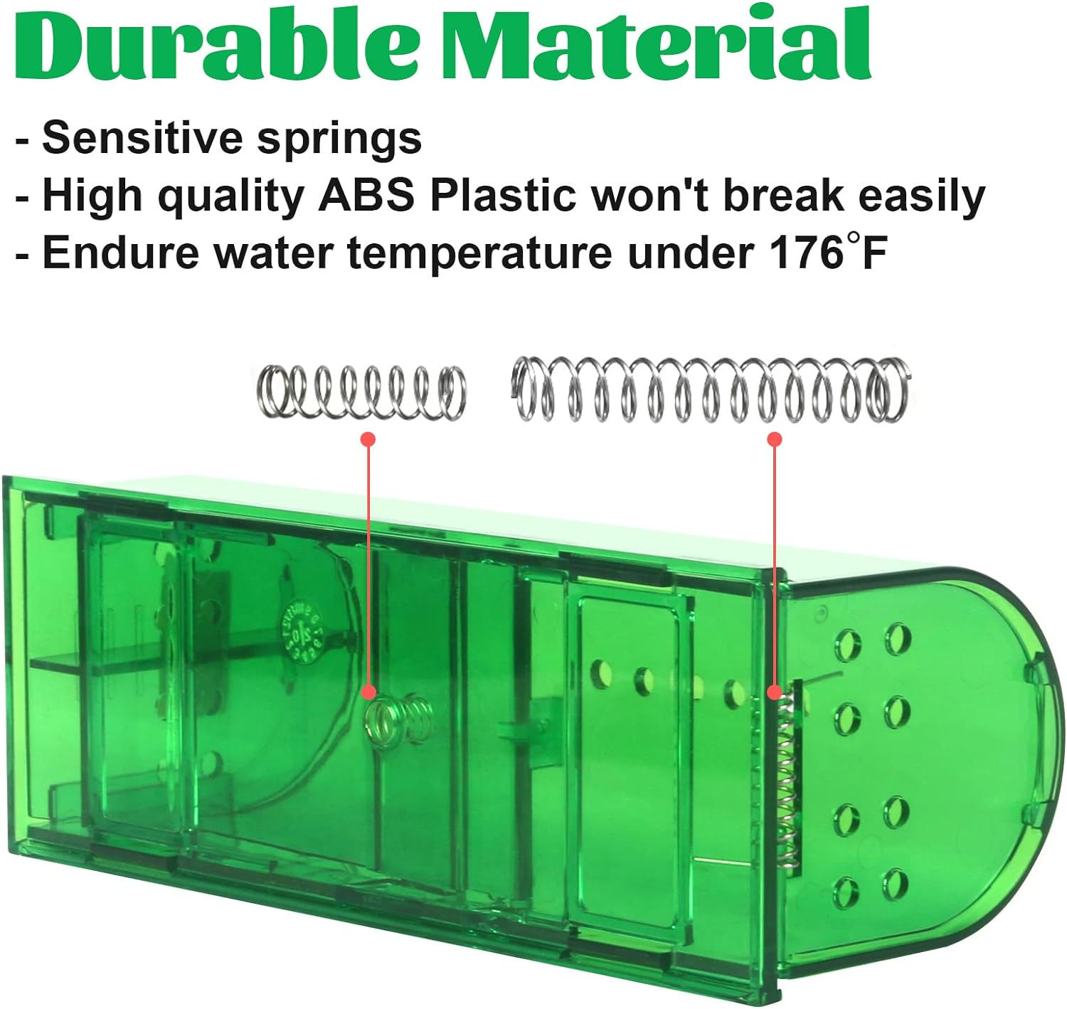 2 Pack Mouse Traps Humane Mice Rat Mouse Traps Indoor for Home Catch and Release with NO Kill - Reusable Mouse Trap for Small Rodent, Voles, Hamsters, Moles Catcher That Works - Small image number 4