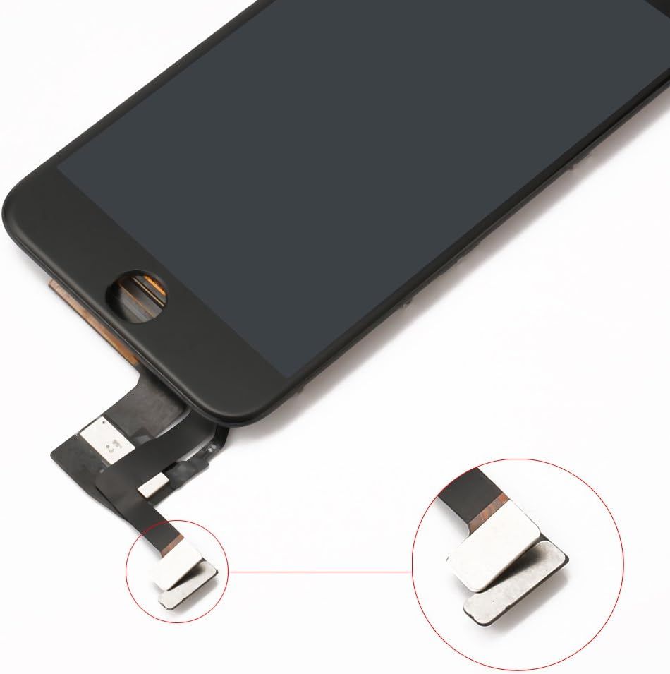 Brinonac Screen Replacement for Iphone 8/SE 2020 4.7 Inch LCD Digitizer Touch Screen LCD Replacement Screen Frame Assembly Full Set with Tools and Screen Protector (Black) image number 2