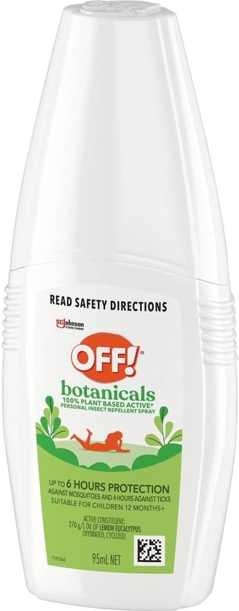 OFF Plant Based Active Personal Insect Repellent Spay 95 Ml image number 2